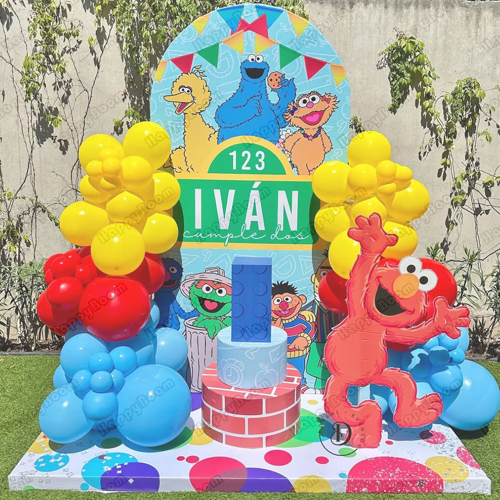 Balloon Arch Kit - 78pcs Sesame Street-themed Balloon Arch Set