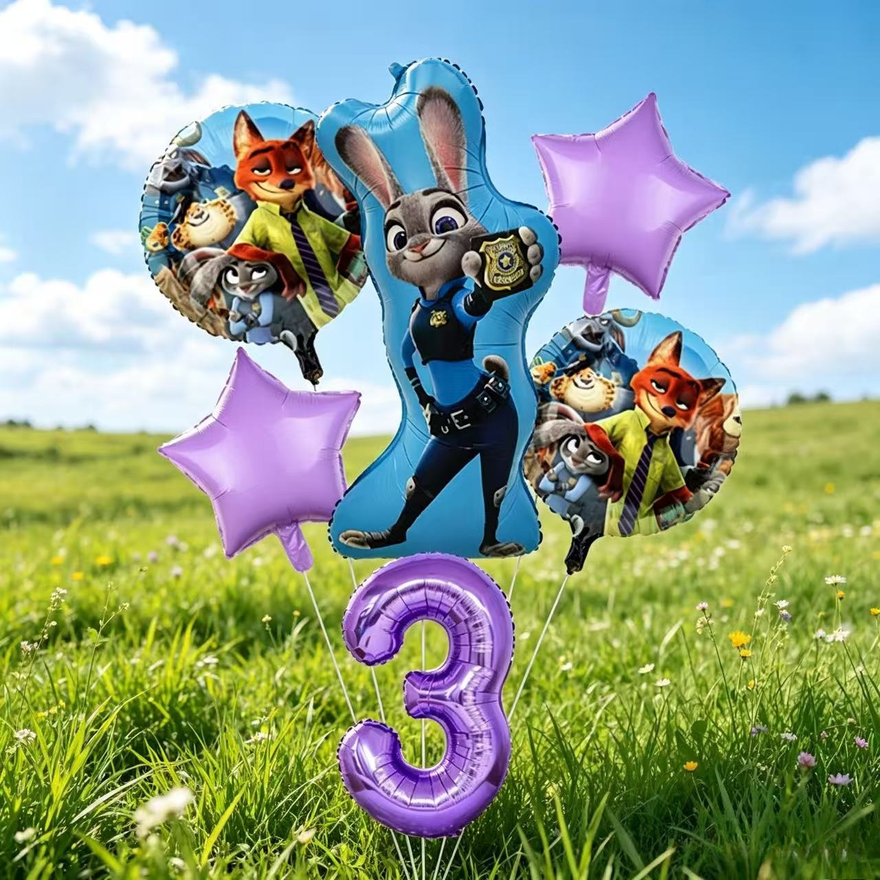 Balloon Arch Kit - Zootopia Animal Cartoon Balloon Arch Garland
