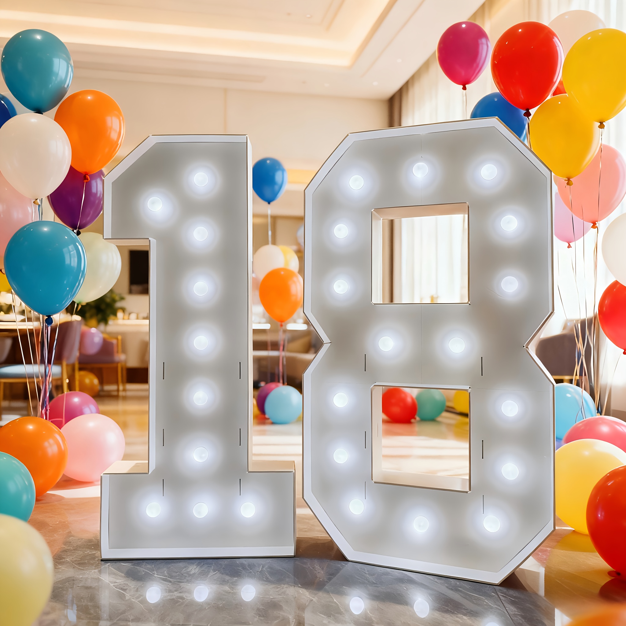 4-Foot Self-Illuminating LED N - Event & Party Supply Photos avis et prix