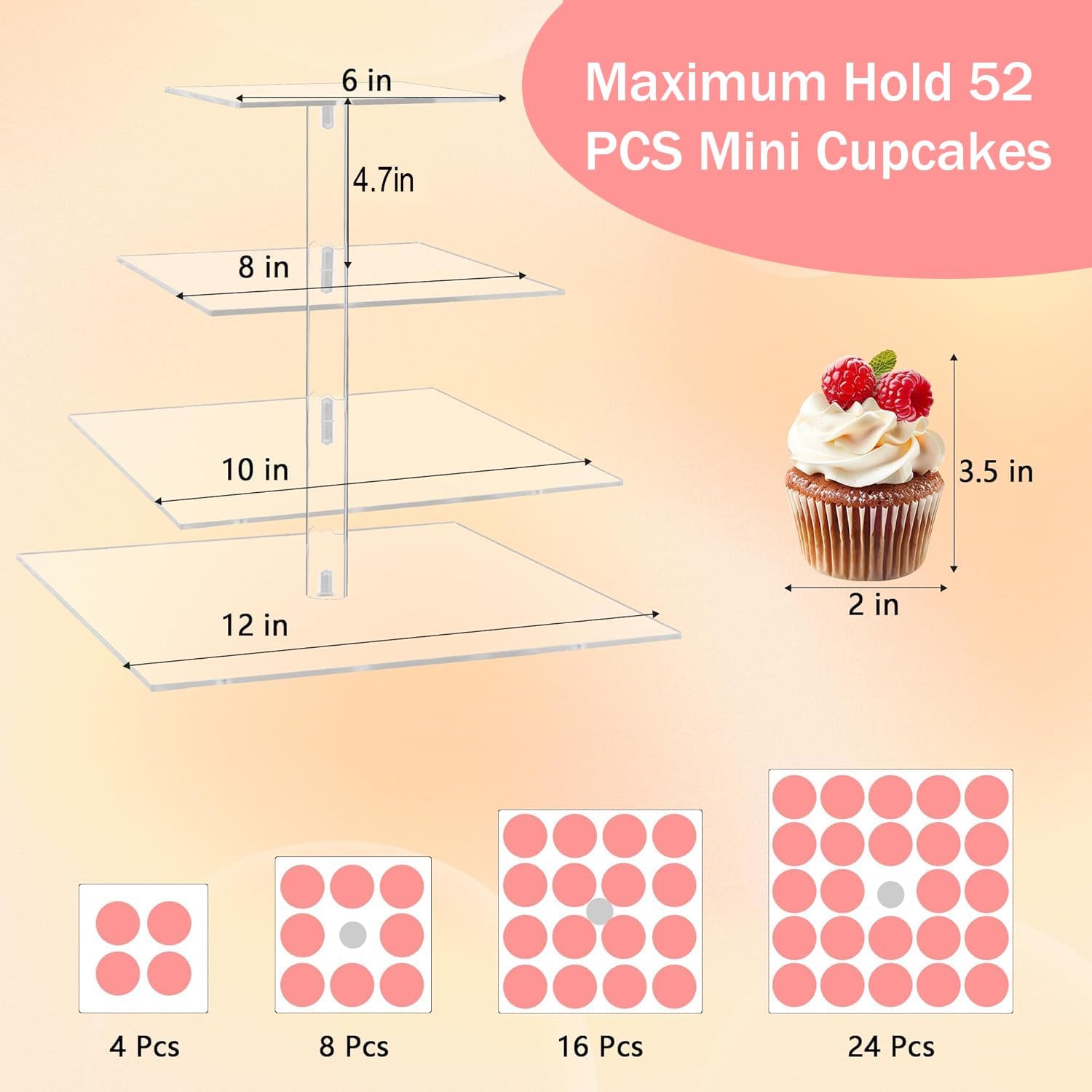 Homiva Store YestBuy 4 Tier Ac - Cupcake Stand Tier avis et prix