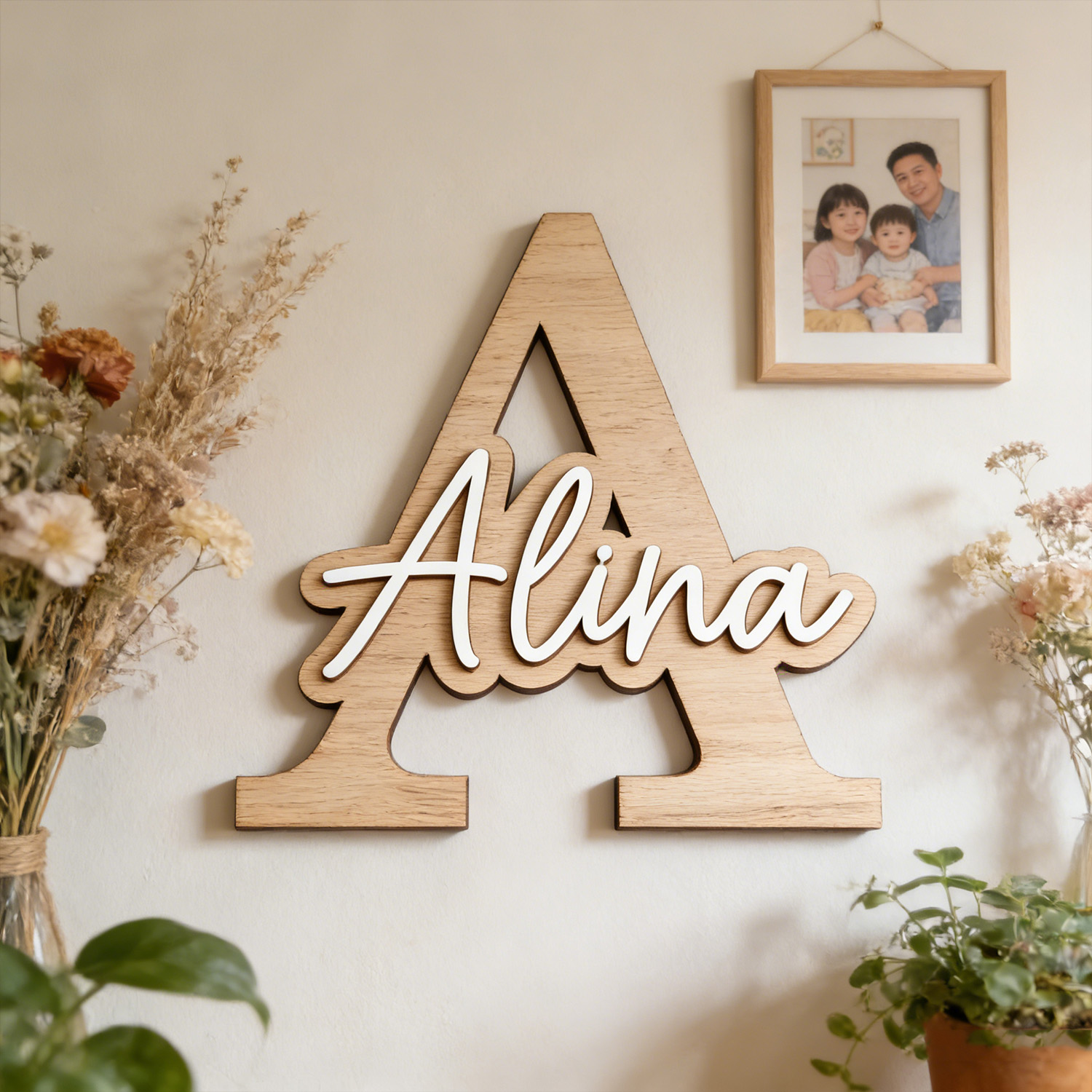 1pc Customizable Wooden Letter - Eve Party avis et prix