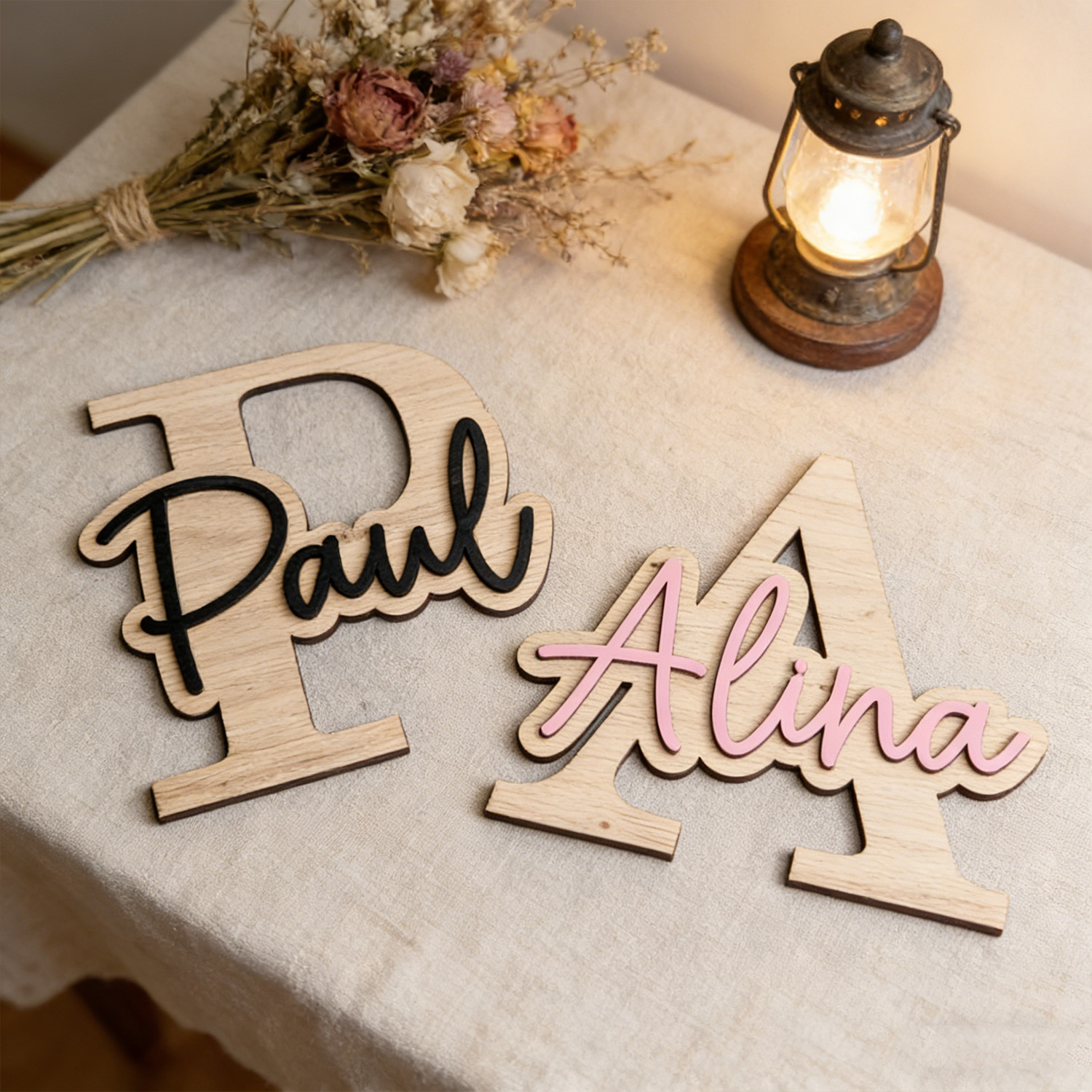 1pc Customizable Wooden Letter - Eve Party avis et prix
