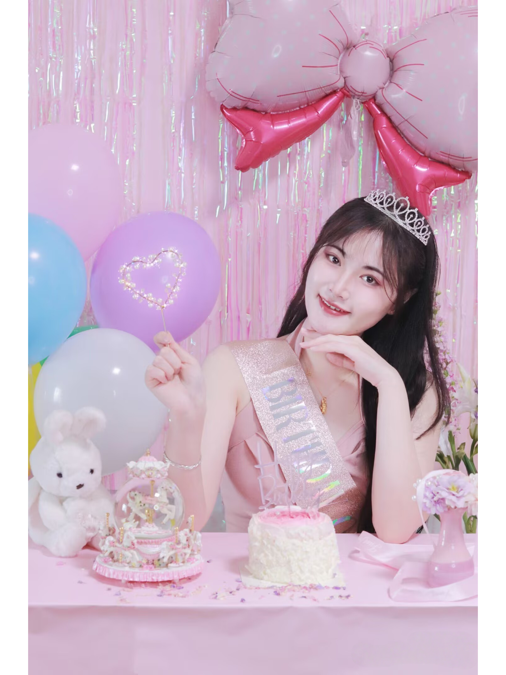 Champagne Gold Sparkle Crown S - Birthday Sash Glitter avis et prix