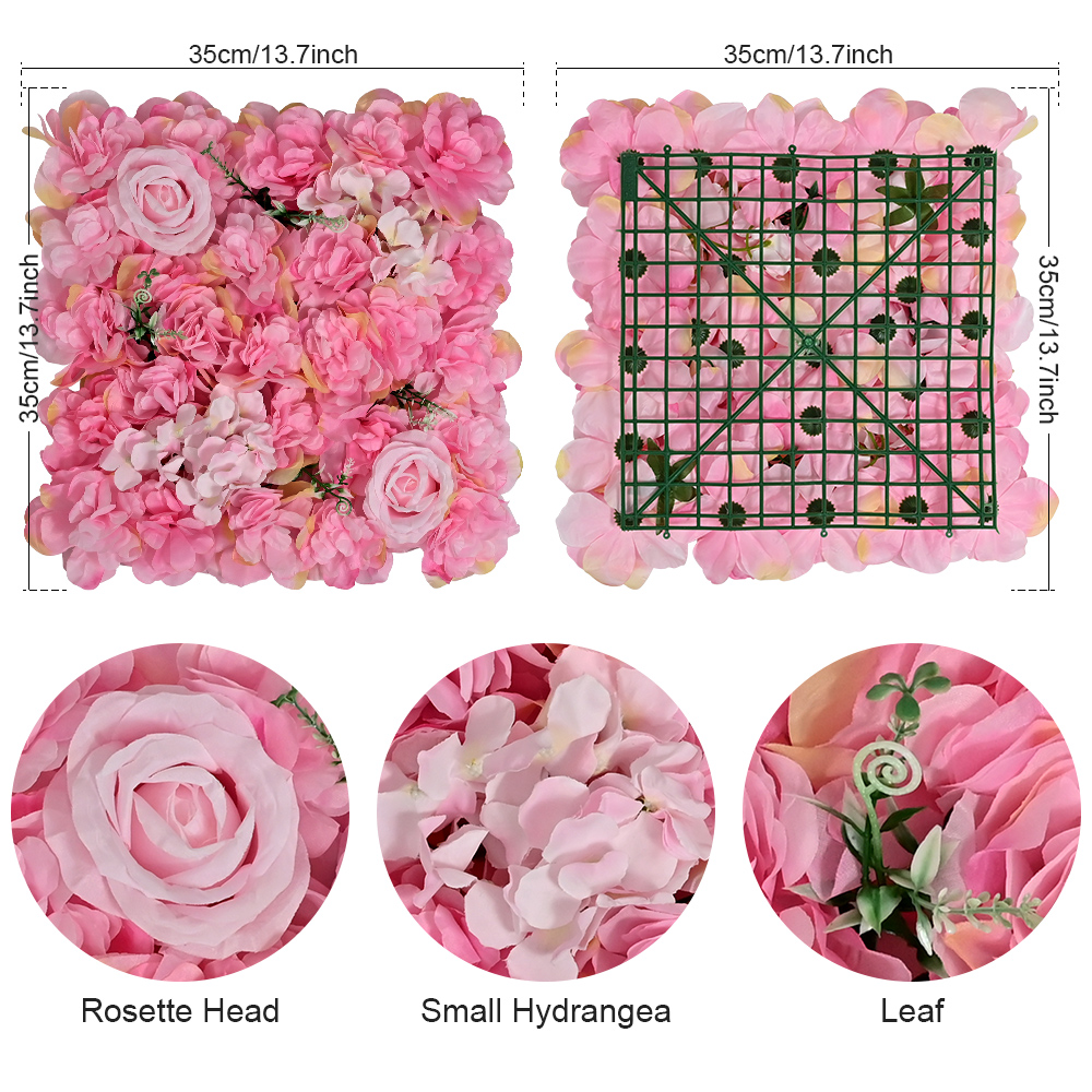 6PCS Artificial Flowers Wall P - Flower Wall Panel avis et prix