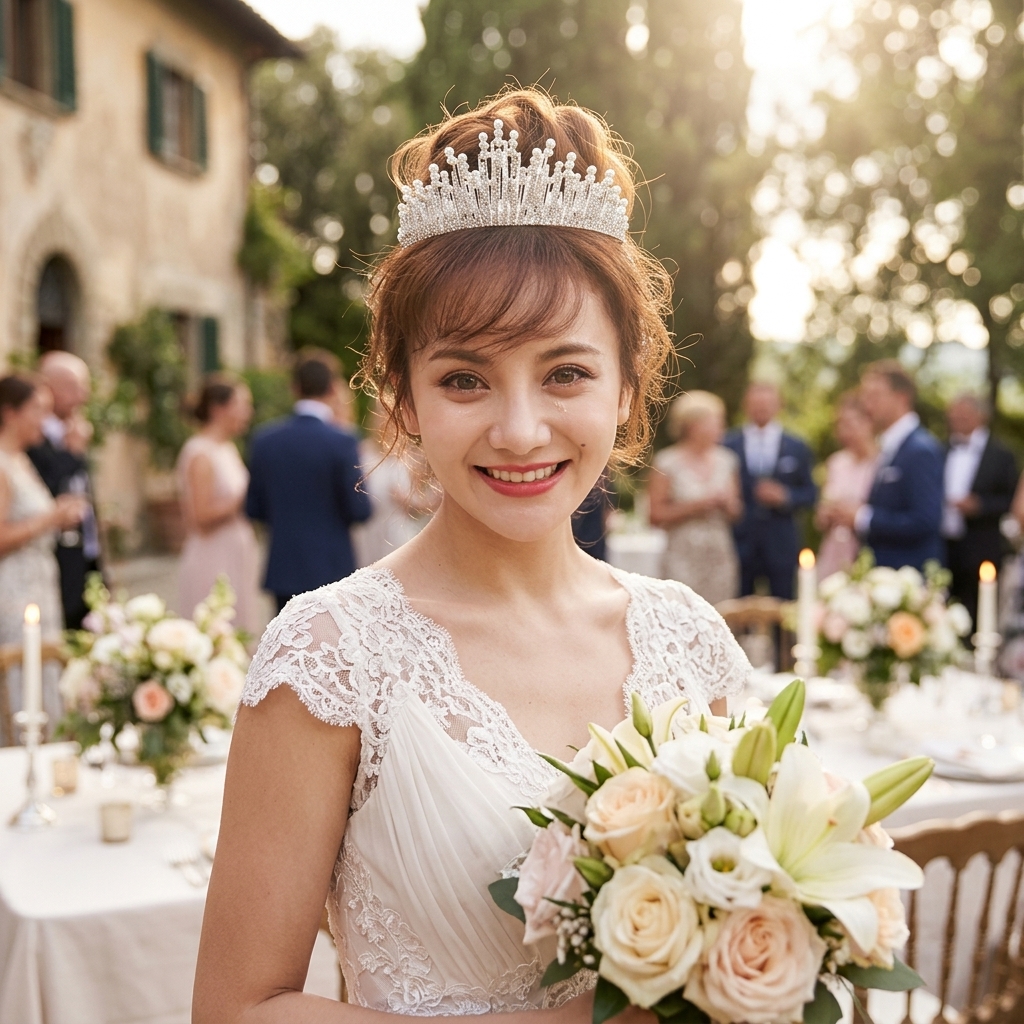 Bridal Pearl Crown Headpiece E - Event & Party Supply Photos avis et prix