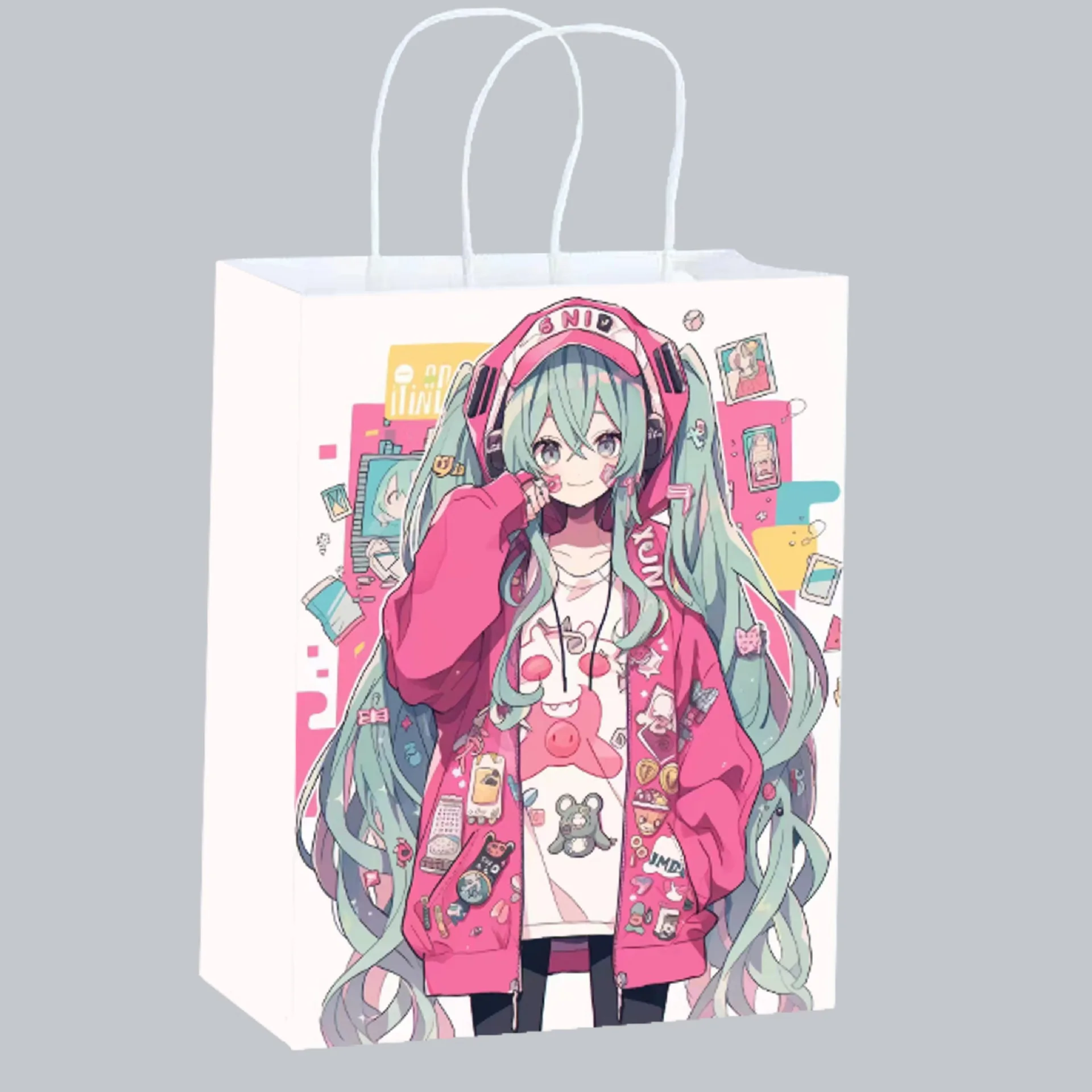 Cute Anime Hatsune Miku Paper  - Party Favor Bag avis et prix