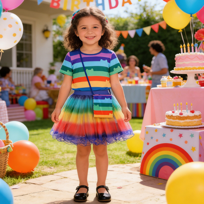 Halloween Costume Girl	Rainbow - Party Favor Bag avis et prix