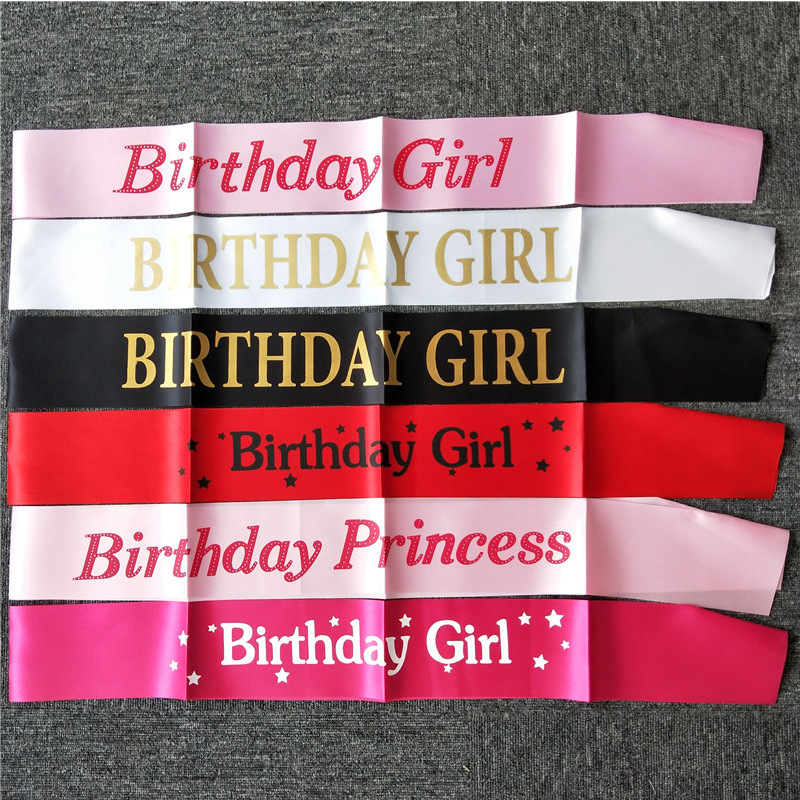Birthday Girl Ribbons Shoulder - Birthday Sash Glitter avis et prix