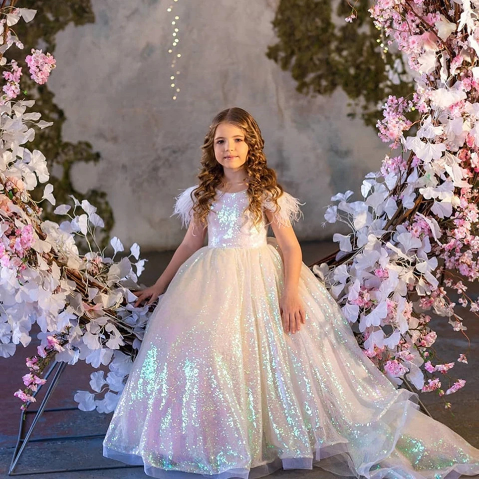 Customized Glitter Flower Girl - Birthday Sash Glitter avis et prix