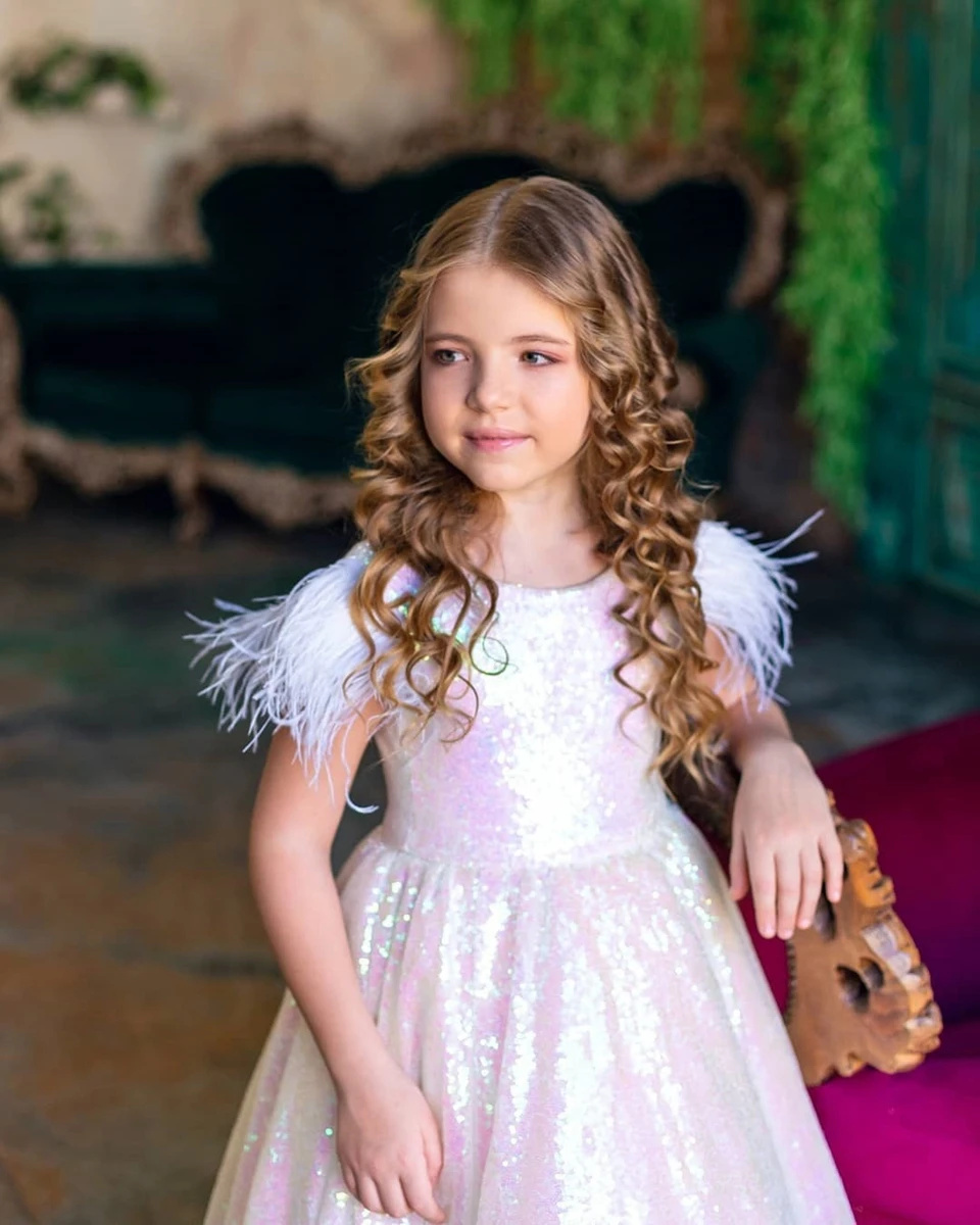 Customized Glitter Flower Girl - Birthday Sash Glitter avis et prix
