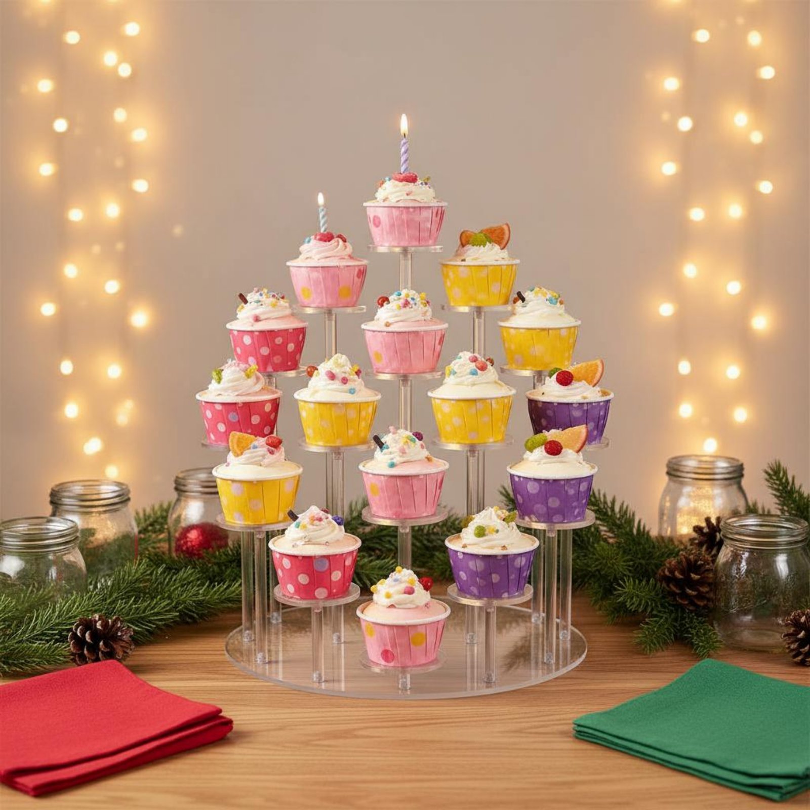 Acrylic Cupcake Stand Transpar - Cupcake Stand Tier avis et prix