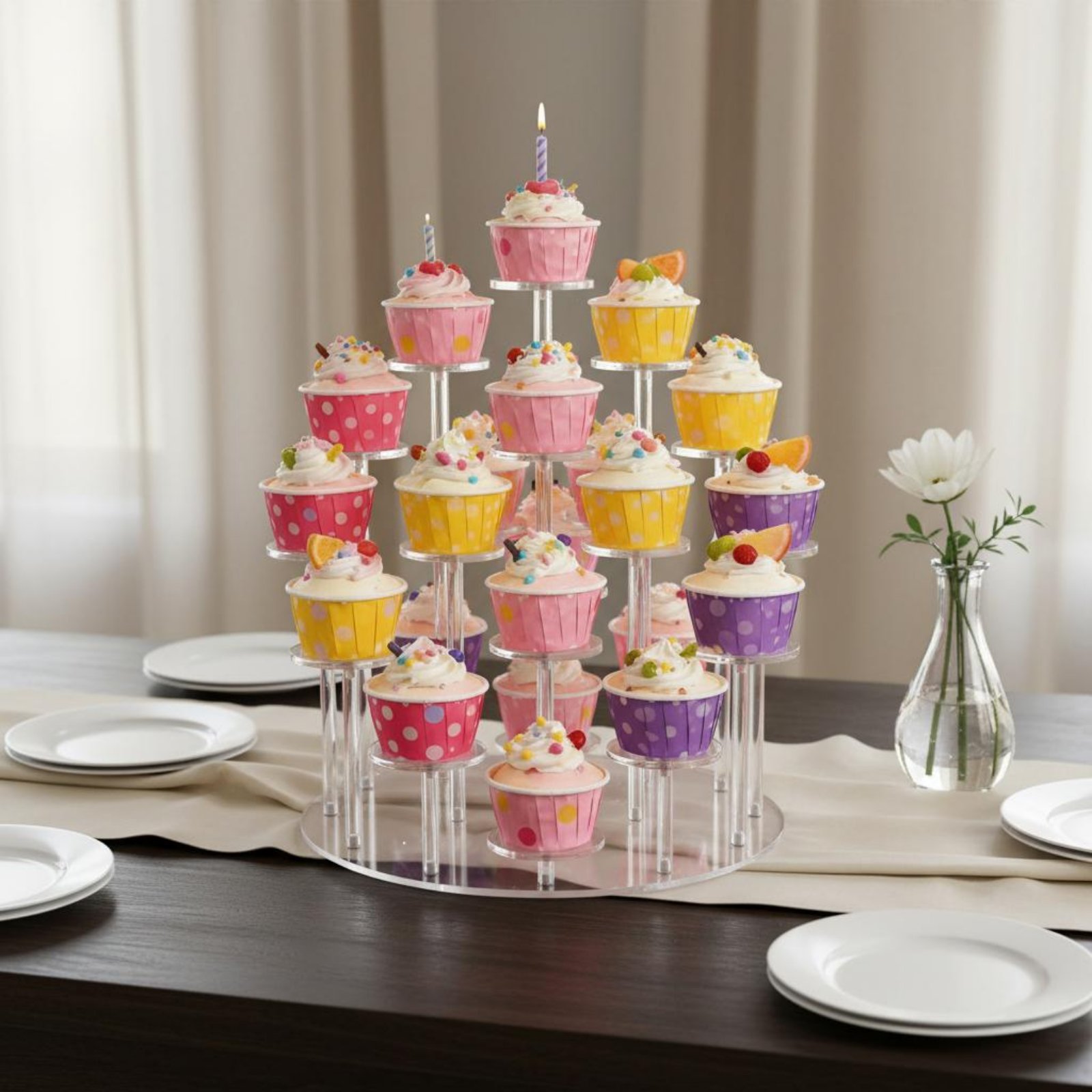 Acrylic Cupcake Stand Transpar - Cupcake Stand Tier avis et prix