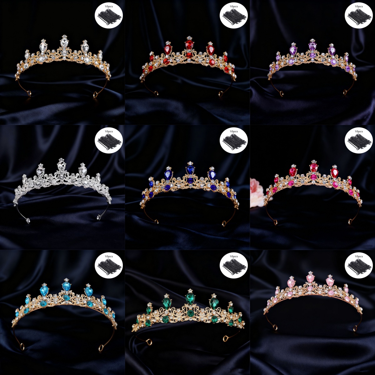 Bridal Tiara Vintage Scroll Rh - Event & Party Supply Photos avis et prix