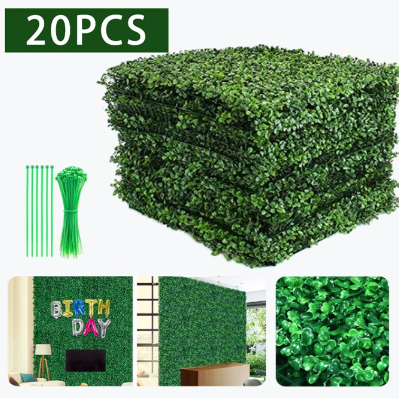 Artificial Plants Grass Wall B - Flower Wall Panel avis et prix