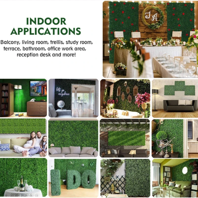 Artificial Plants Grass Wall B - Flower Wall Panel avis et prix