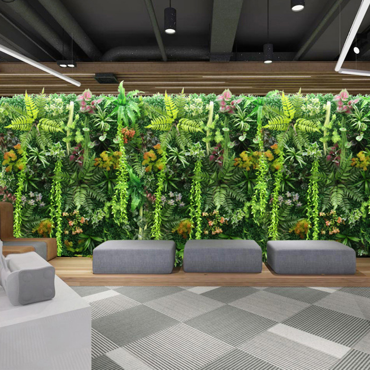 Artificial Plant Wall Plastic  - Flower Wall Panel avis et prix