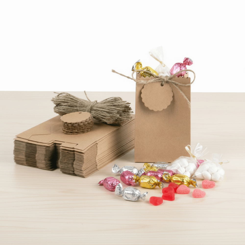 Multi-functional Retro Kraft P - Party Favor Bag avis et prix