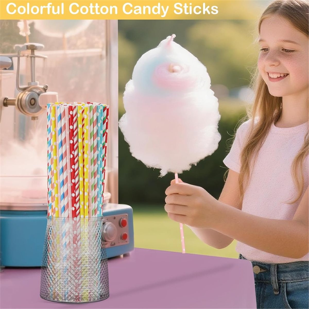 ABZT 200 Pieces Cotton Candy C - Cotton Candy Cone avis et prix