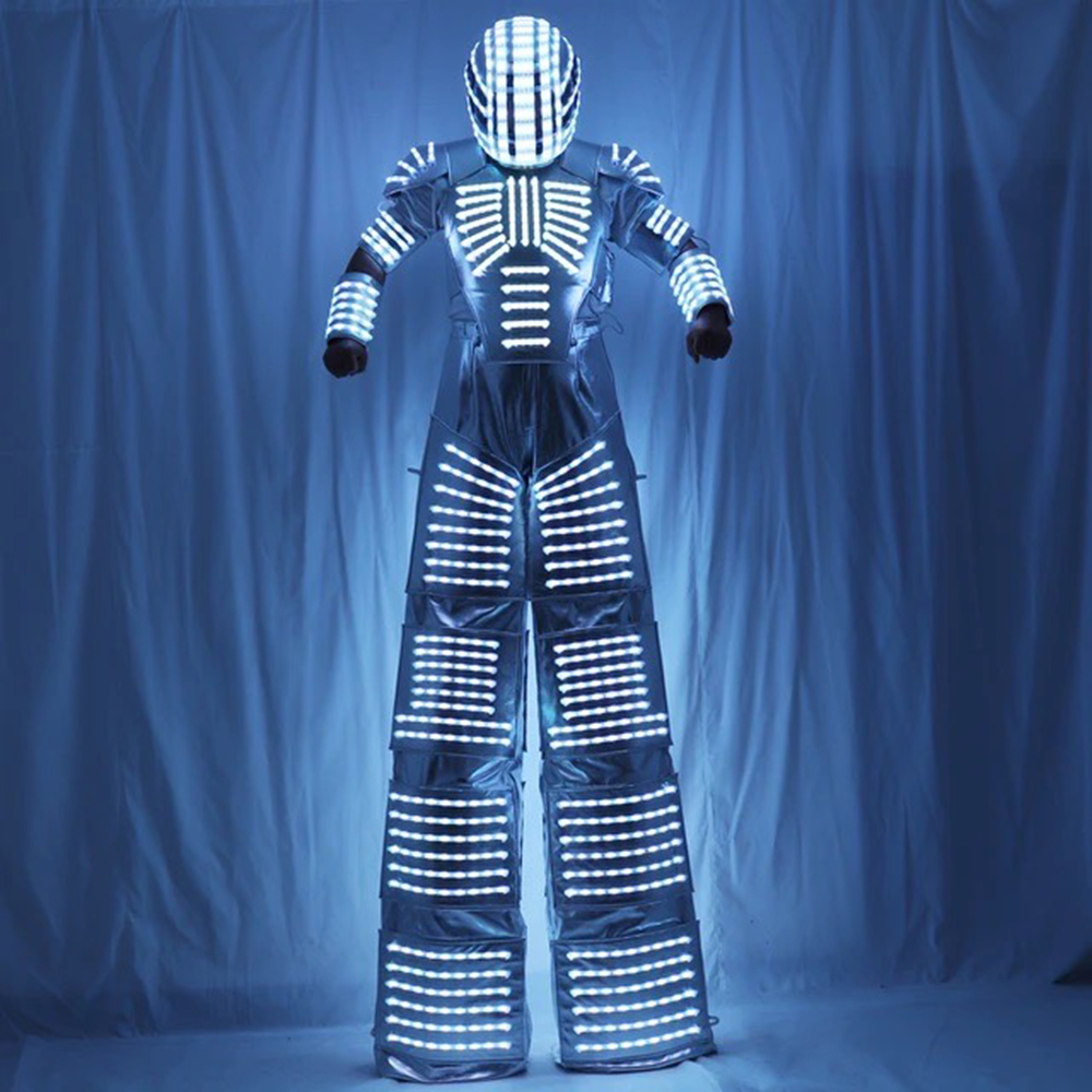 Adult LED Robot Costume Lumino - Event Party Dj avis et prix