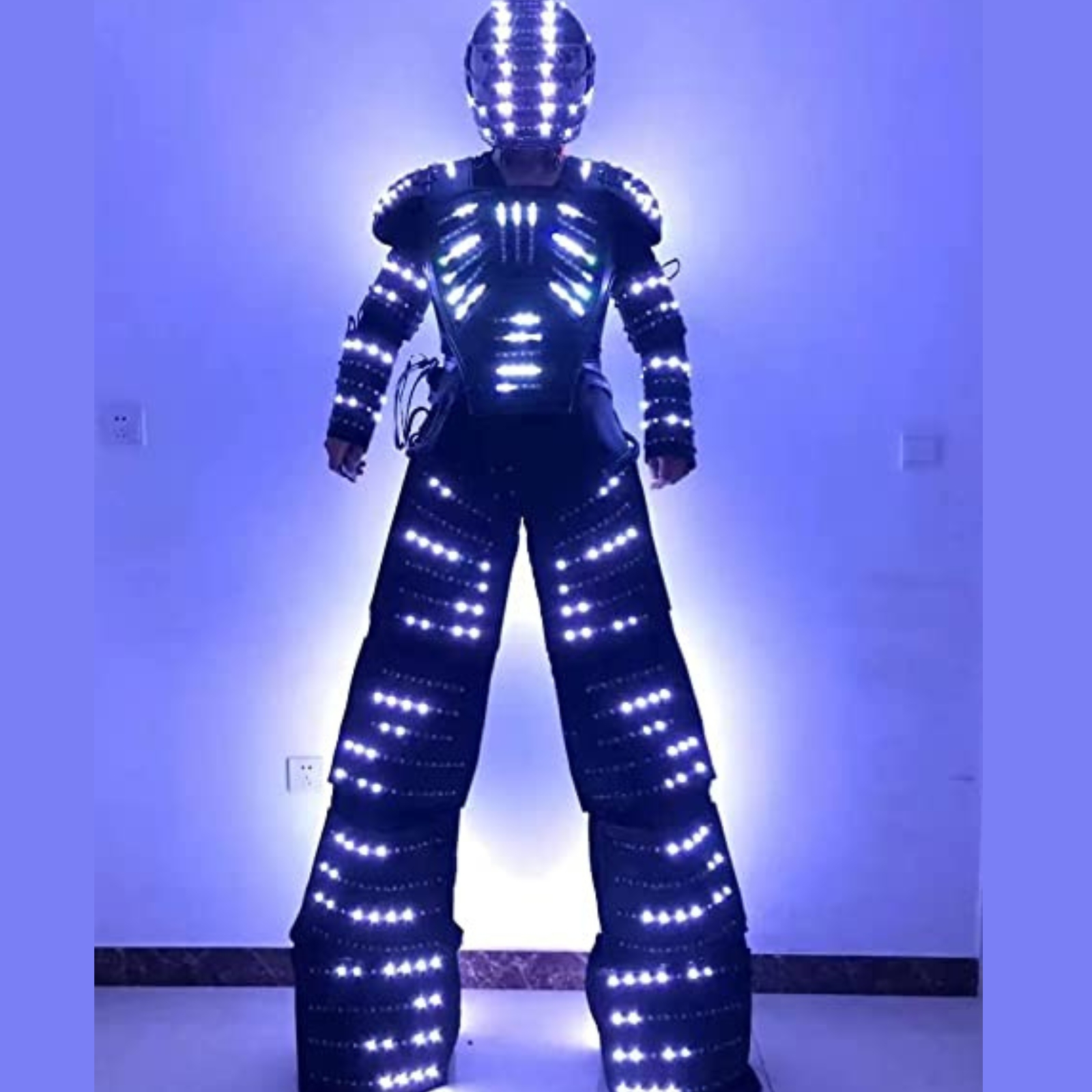 Adult LED Robot Costume Lumino - Event Party Dj avis et prix