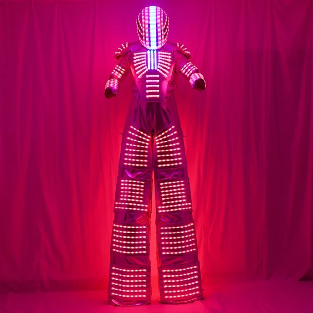Adult LED Robot Costume Lumino - Event Party Dj avis et prix