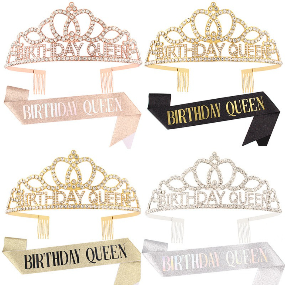 Rose Gold Glitter Birthday Que - Birthday Sash Glitter avis et prix