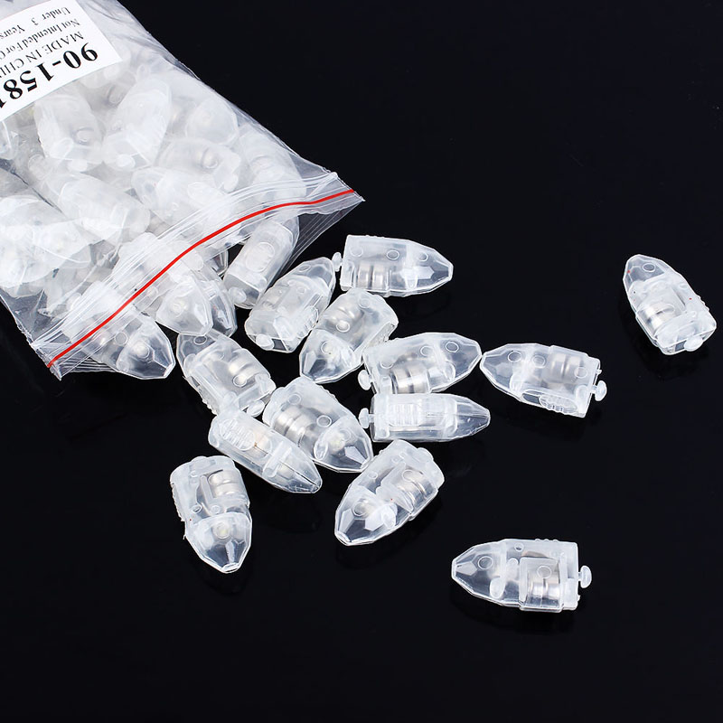 50pcs mini LED balloon lamp Wh - Led Balloon Light avis et prix