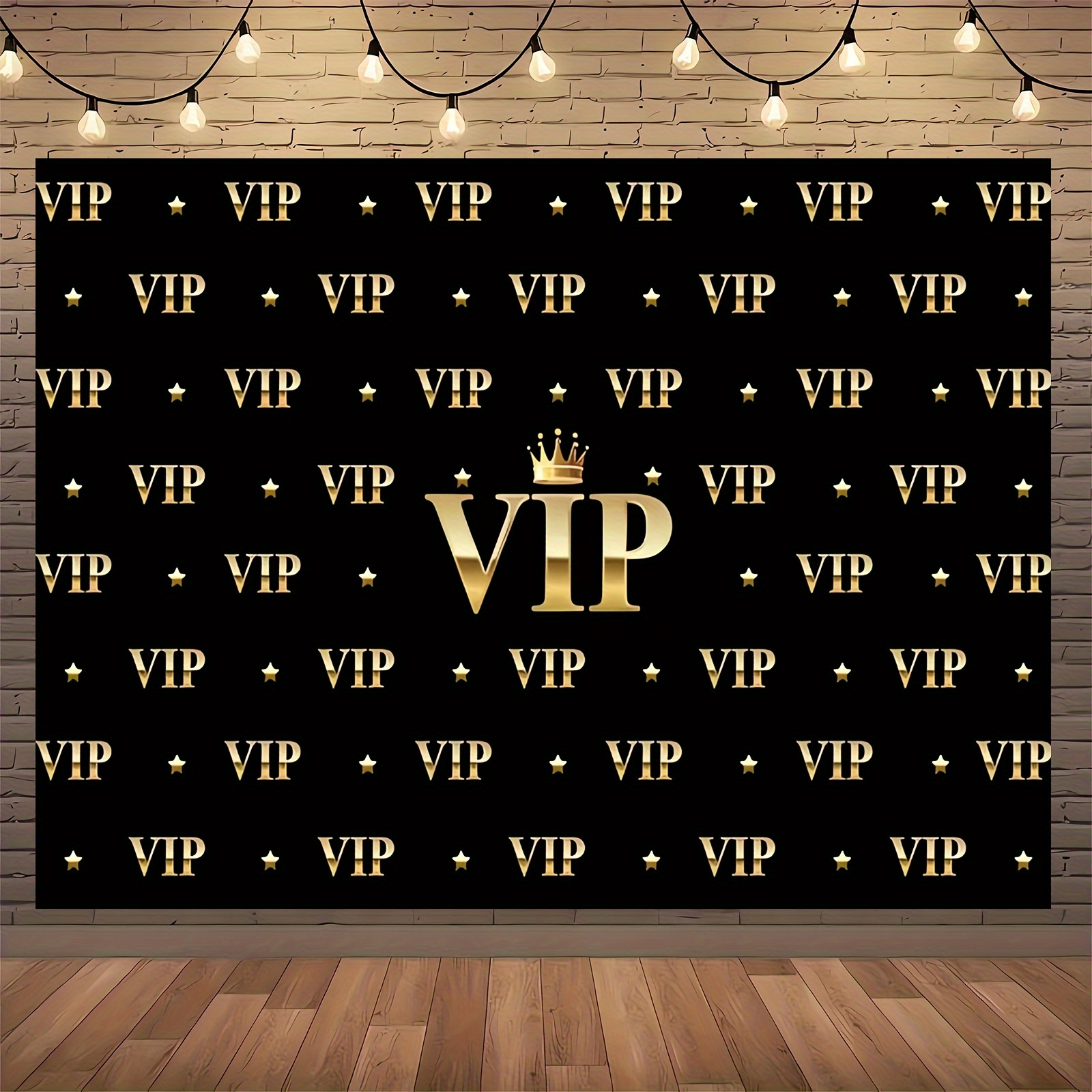VIP Royal Crown Black Gold Tap - Party Banner Gold avis et prix