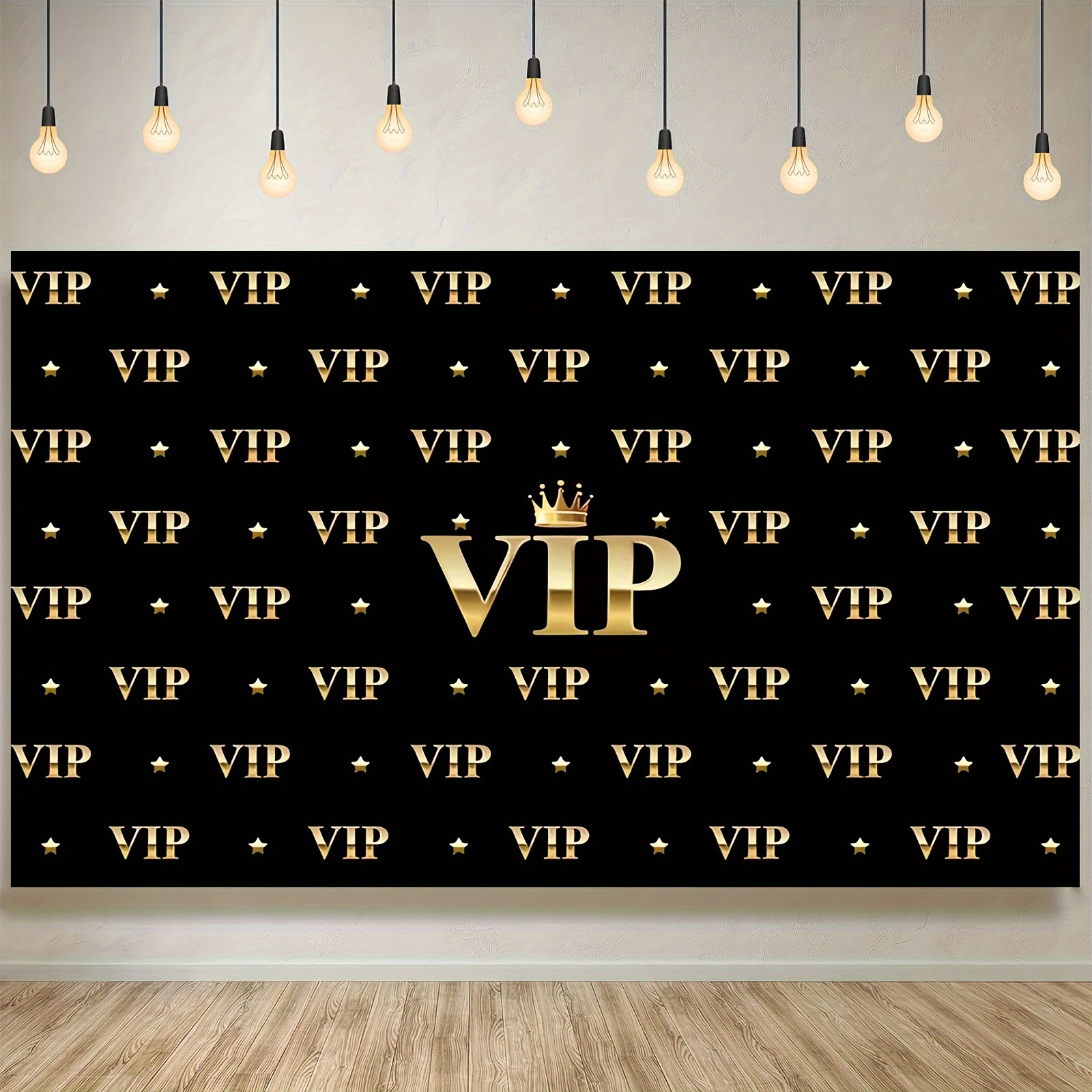 VIP Royal Crown Black Gold Tap - Party Banner Gold avis et prix