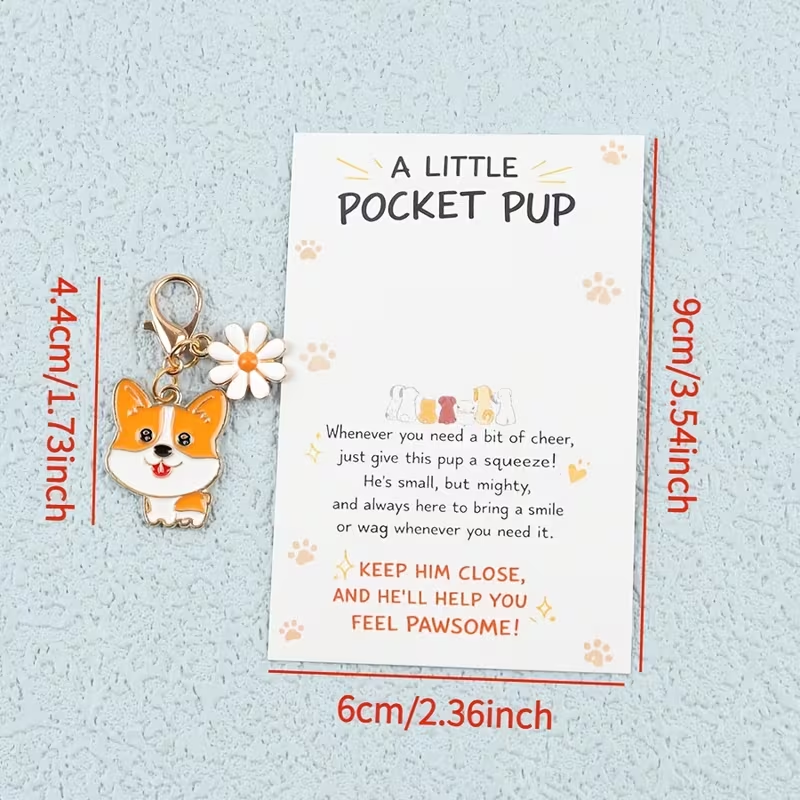 10 Cute Cartoon Puppy Keychain - Party Favor Bag avis et prix