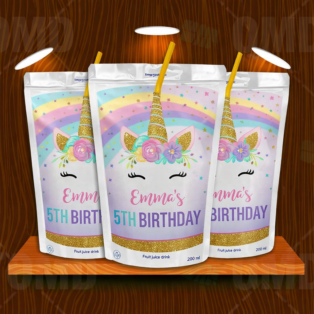 Custom Juice Pouch Label, Pers - Party Event Supplier avis et prix