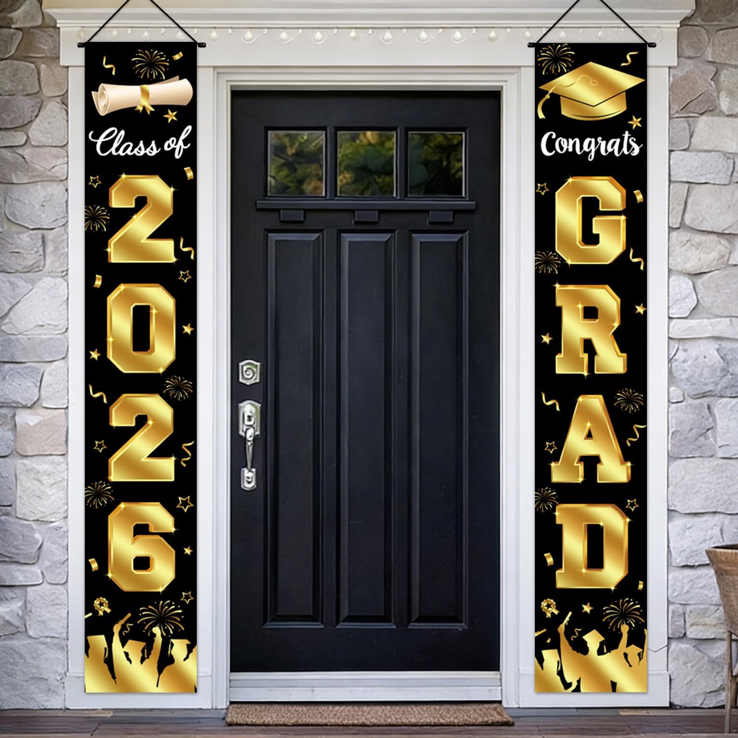 Graduation Decorations 2026 Po - Party Banner Gold avis et prix
