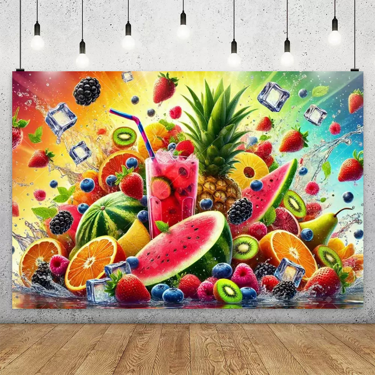 3D Colorful Fruit Party Decora - Party Event Supply Store avis et prix