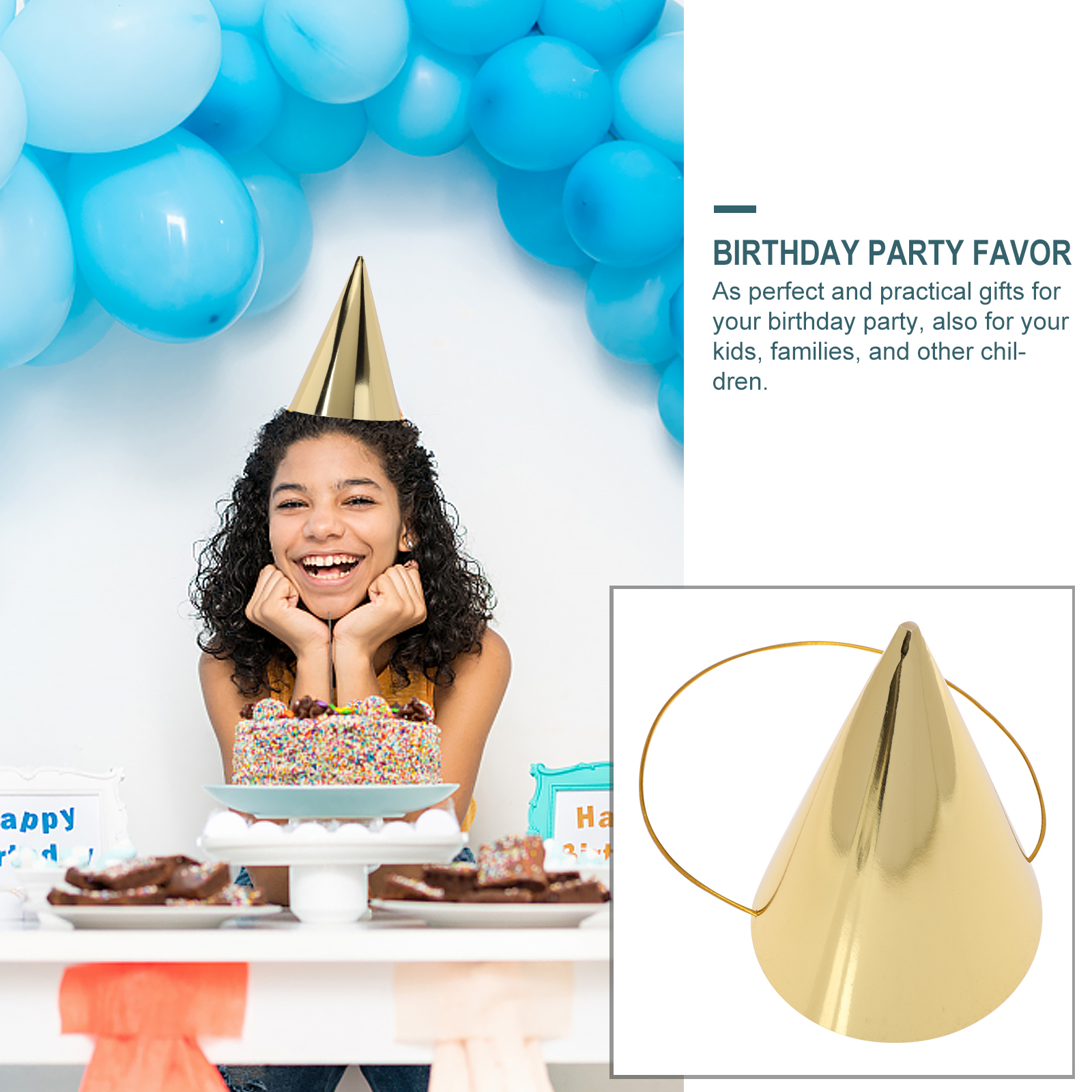  8 Pcs Birthday Hat Celebratio - Party Hat Cone avis et prix