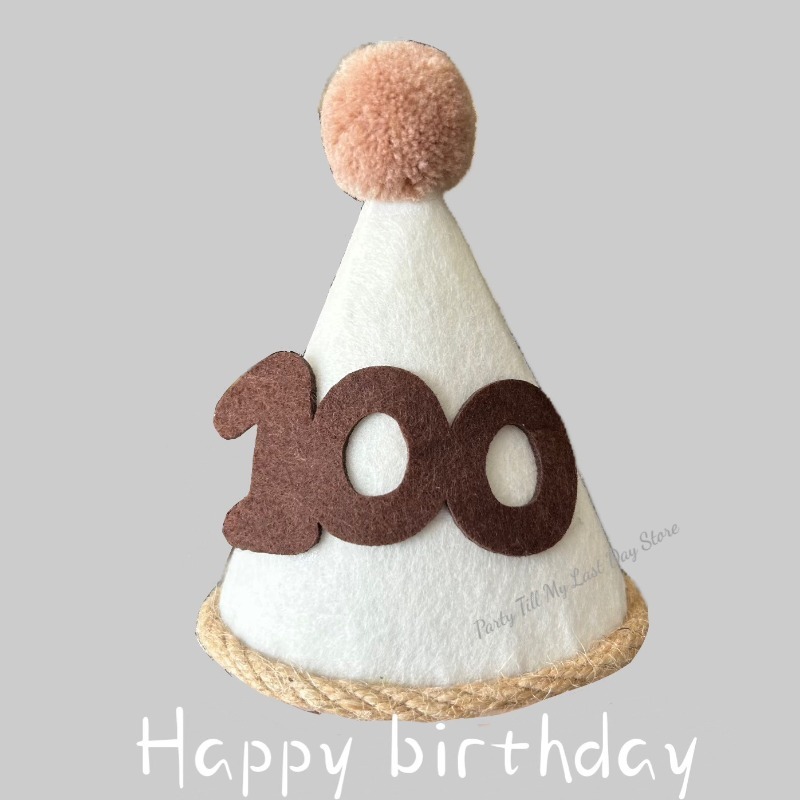 1Pc INS Kids Birthday Hat Non- - Party Hat Cone avis et prix