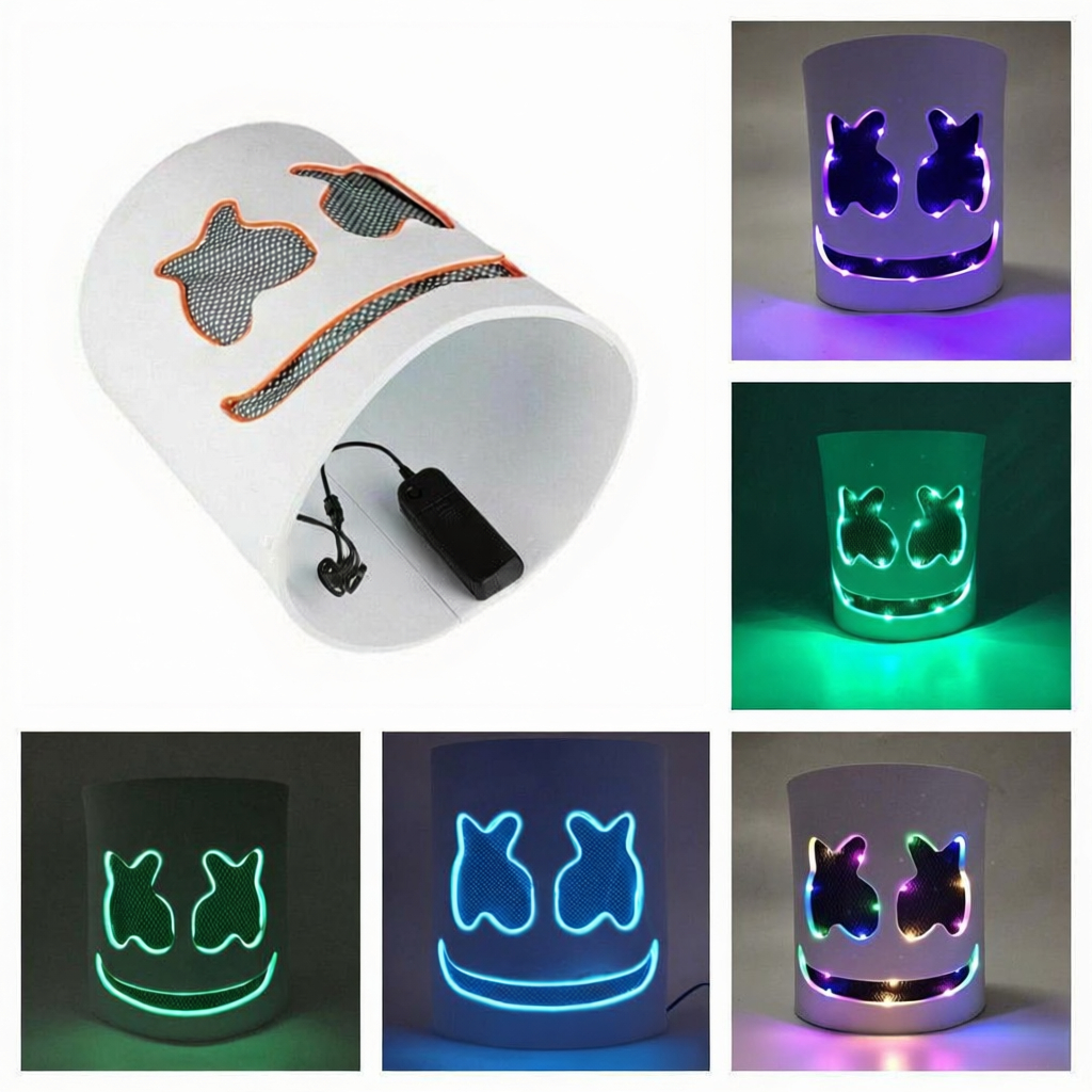 Cold light LED DJ mask lifelik - Event Party Dj avis et prix