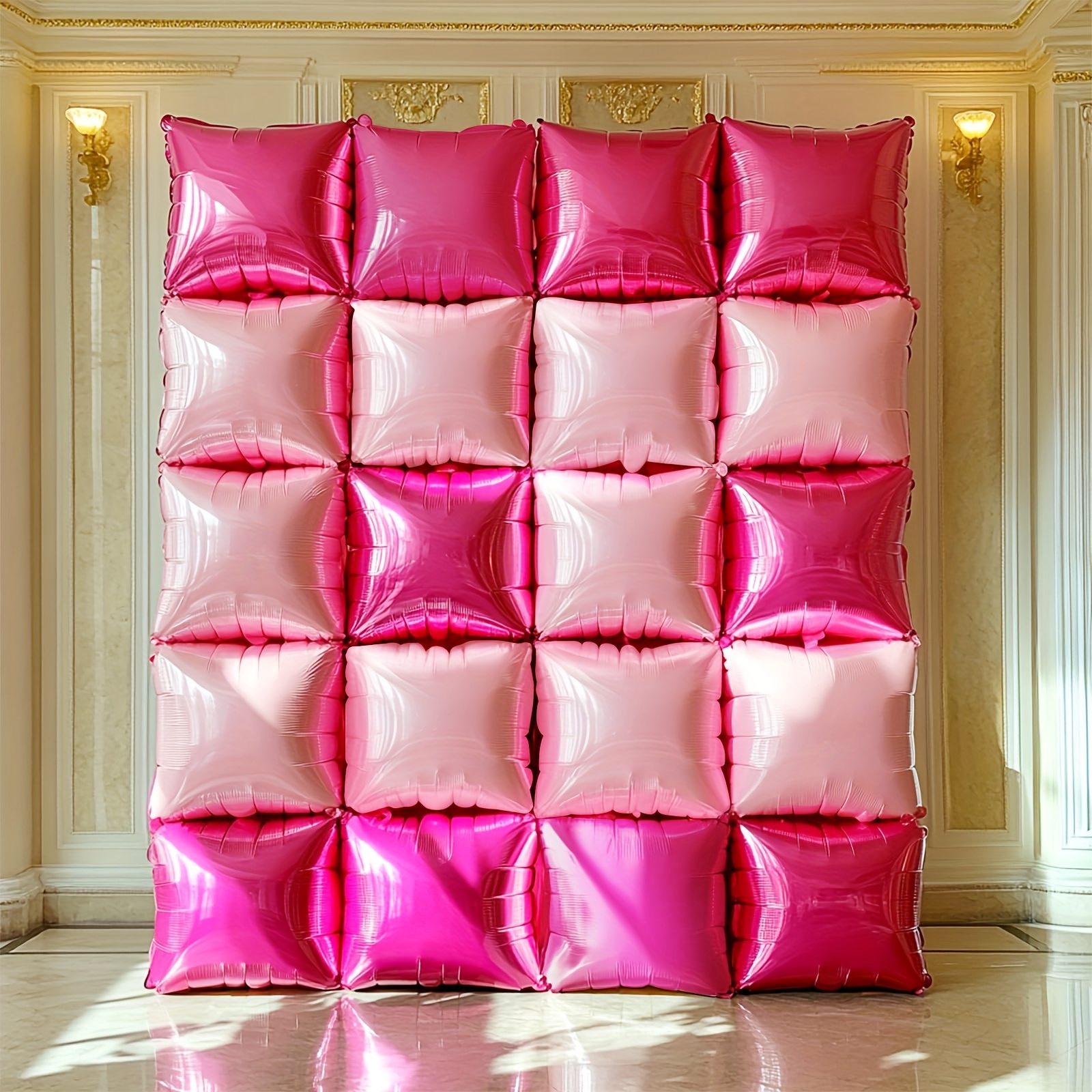 25pcs Magenta Pink Square Foil - Balloon Arch Kit avis et prix
