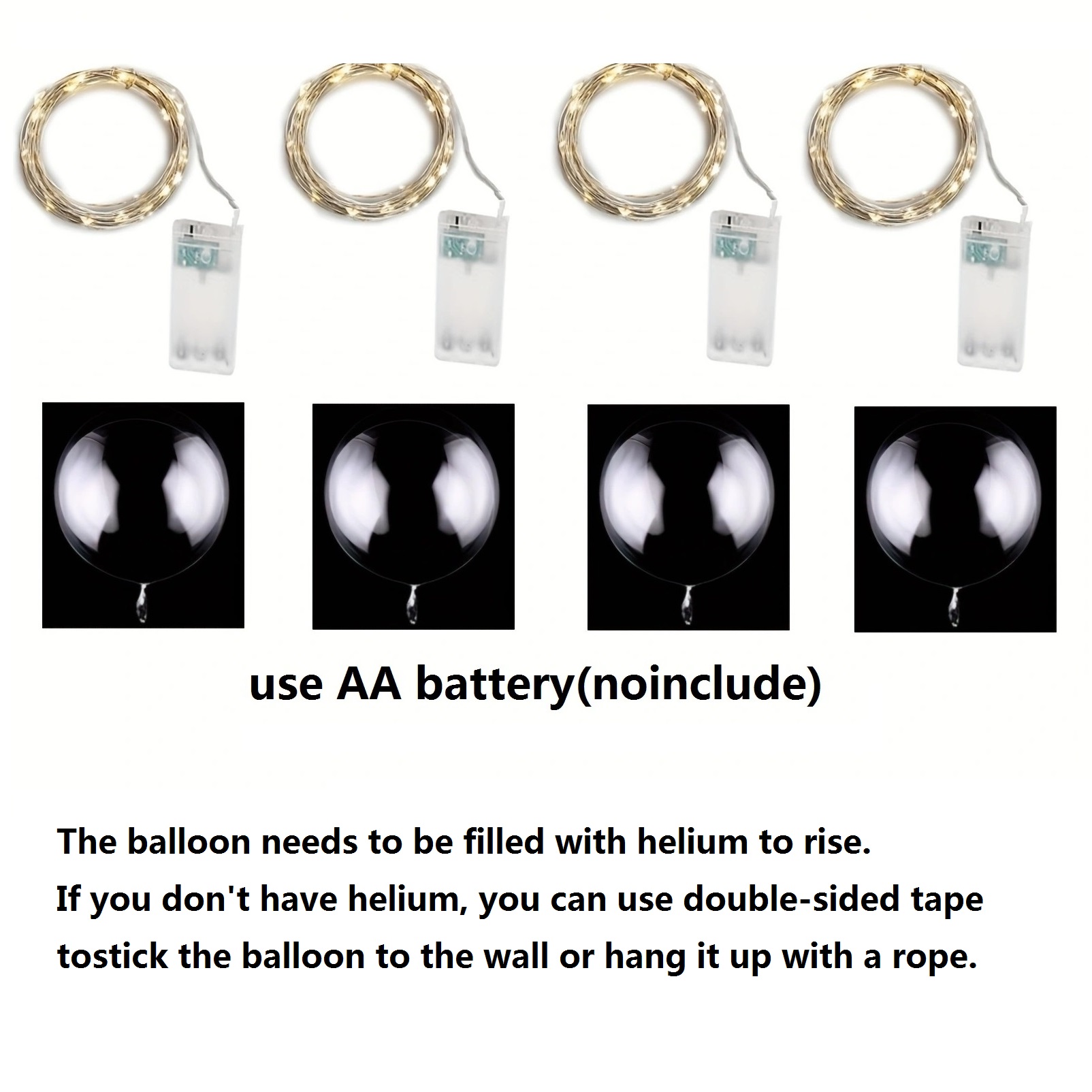 4PCS Led Balloon With Light Lu - Led Balloon Light avis et prix