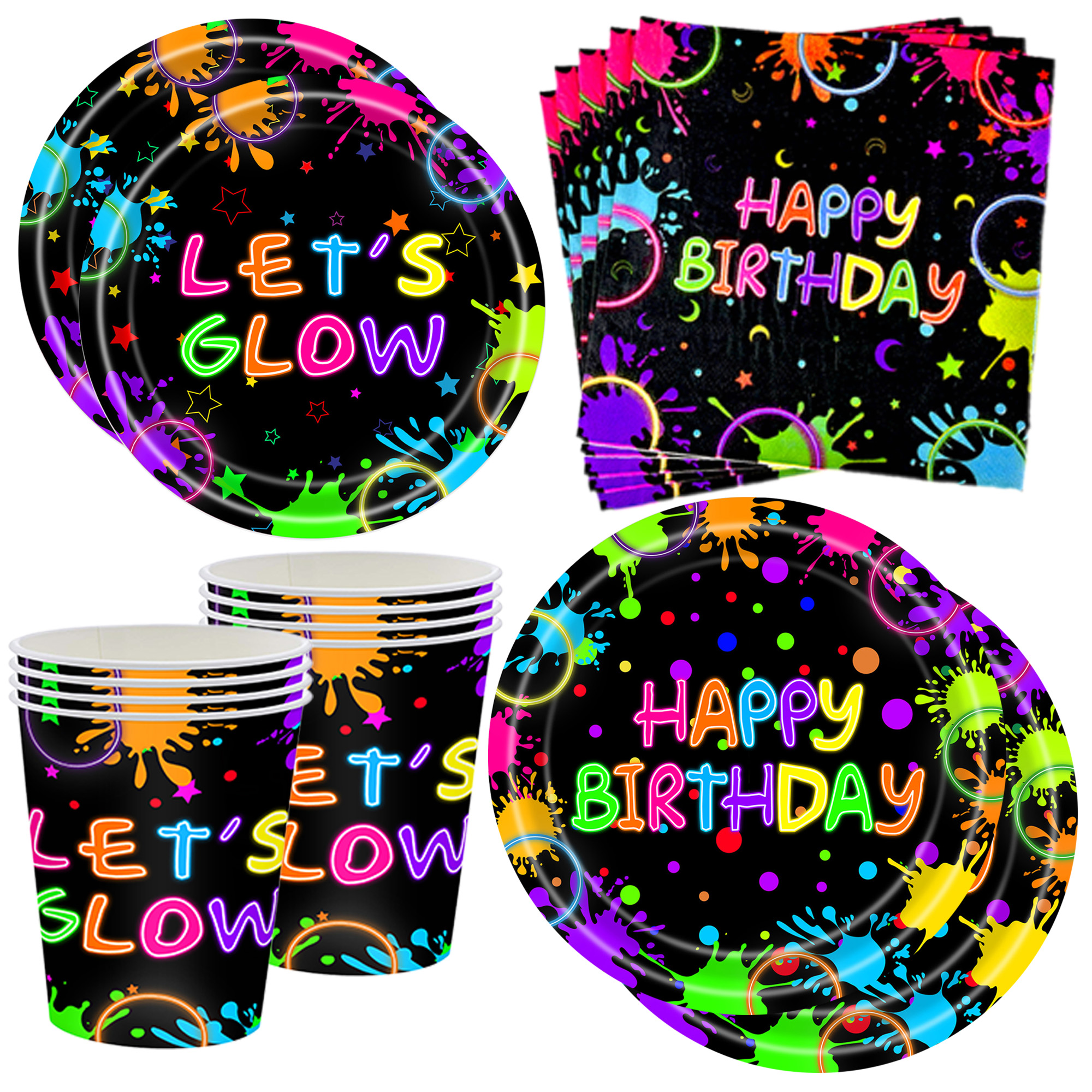 Neon Party Supplies Let Glow P - Let'S Party Event Supply avis et prix