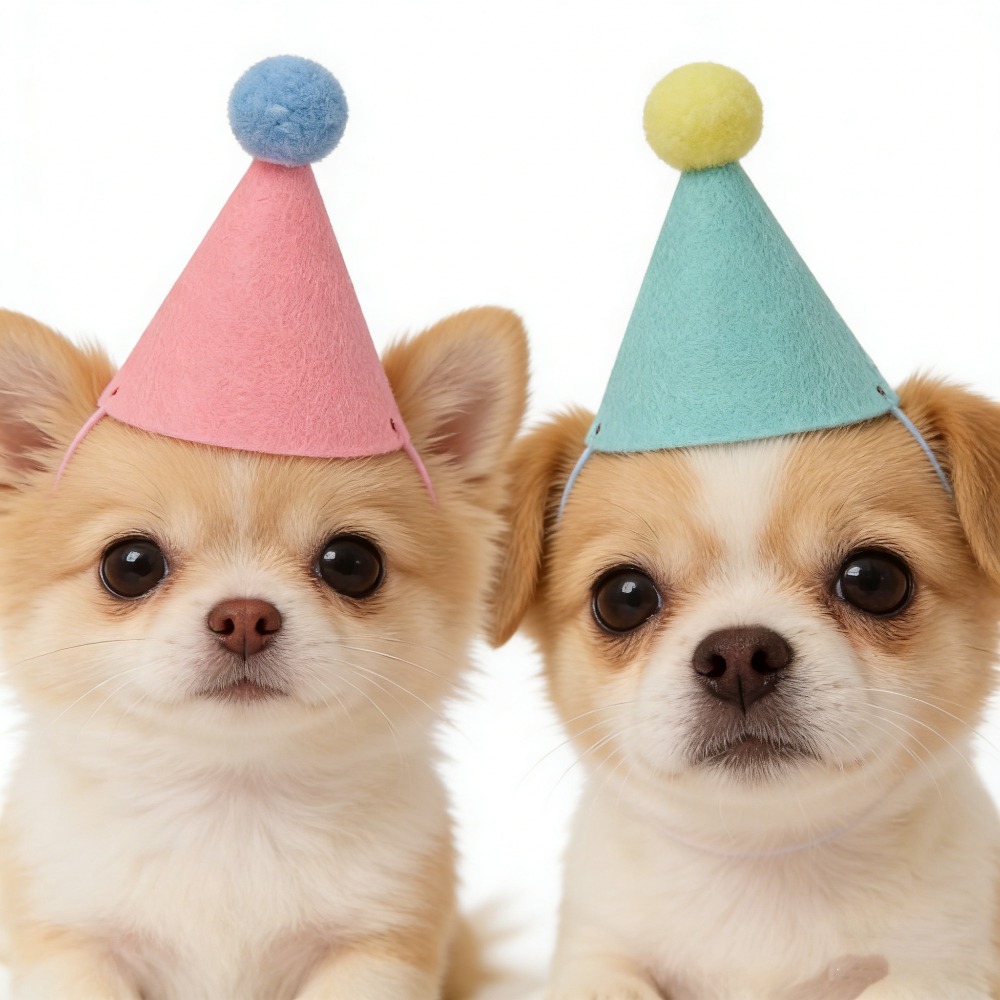 3/6pcs Pet Party Hat Colorful  - Party Hat Cone avis et prix