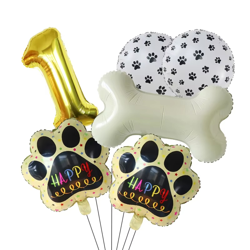 Gold WOOF Balloons, Dog Birthd - Let'S Party Event Supply avis et prix