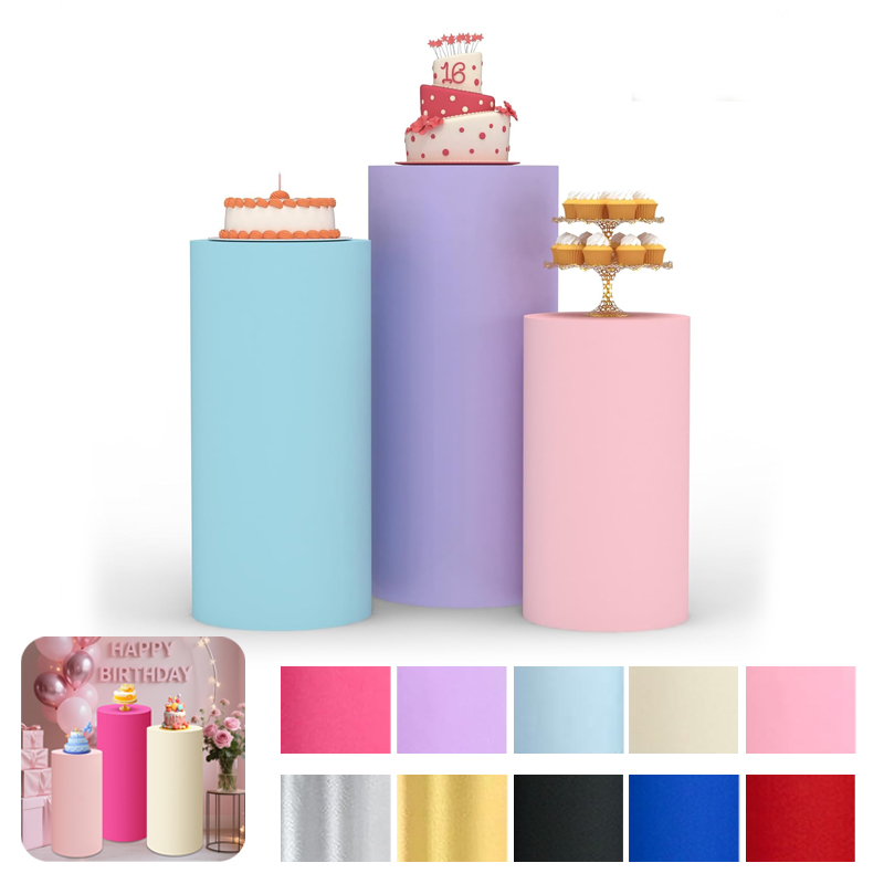 White Wedding Party Cylinder S - Dessert Table Backdrop avis et prix