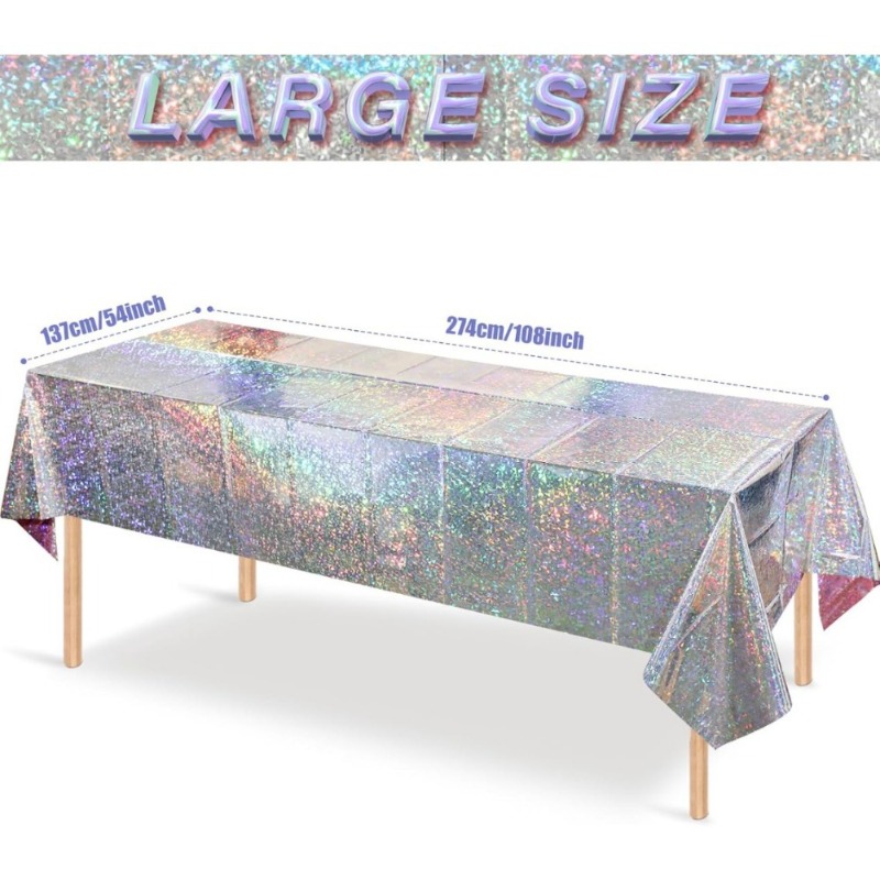 1PC Disposable Tablecloth PE W - Table Cloth Disposable avis et prix