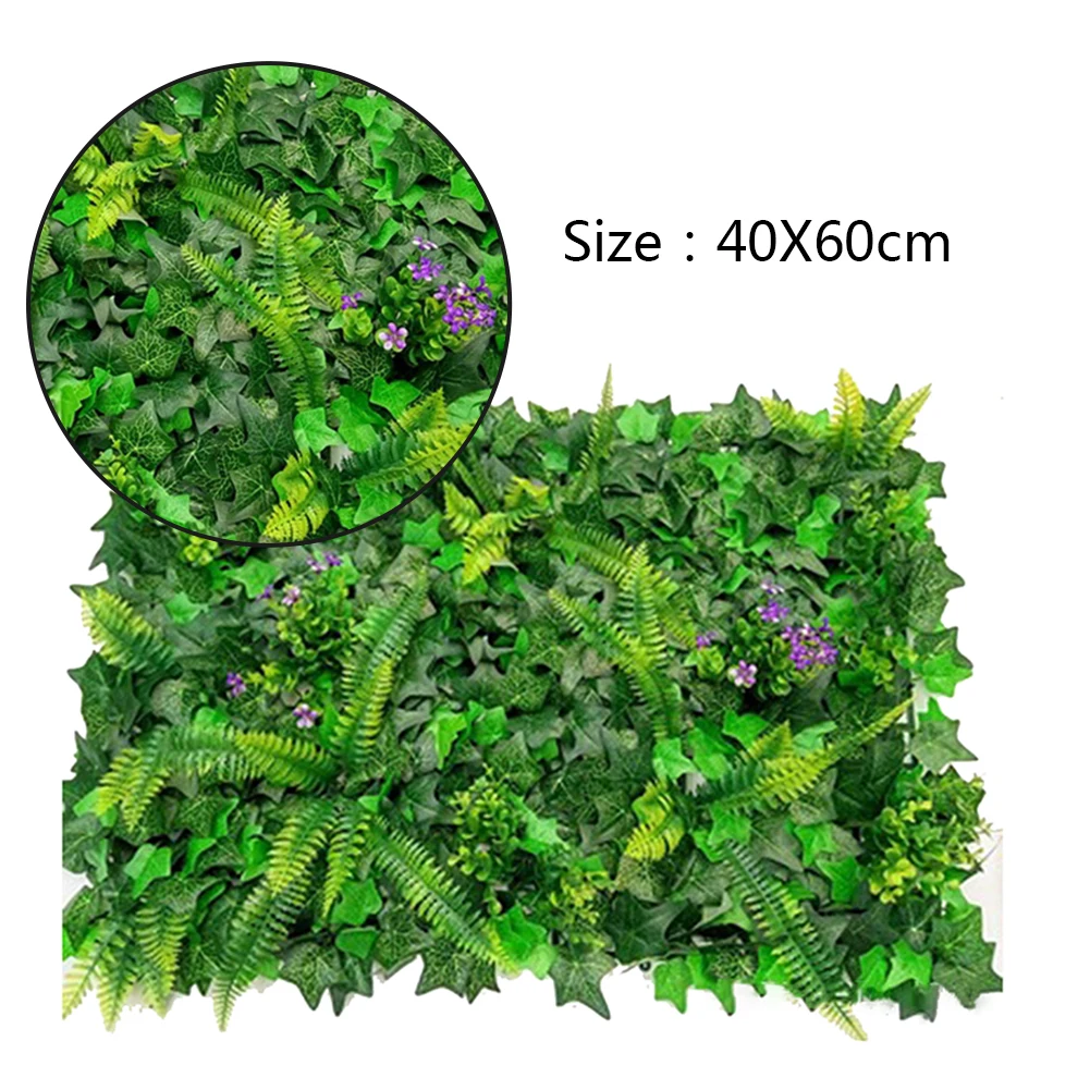40*60cm Artificial Lawn Plant  - Flower Wall Panel avis et prix