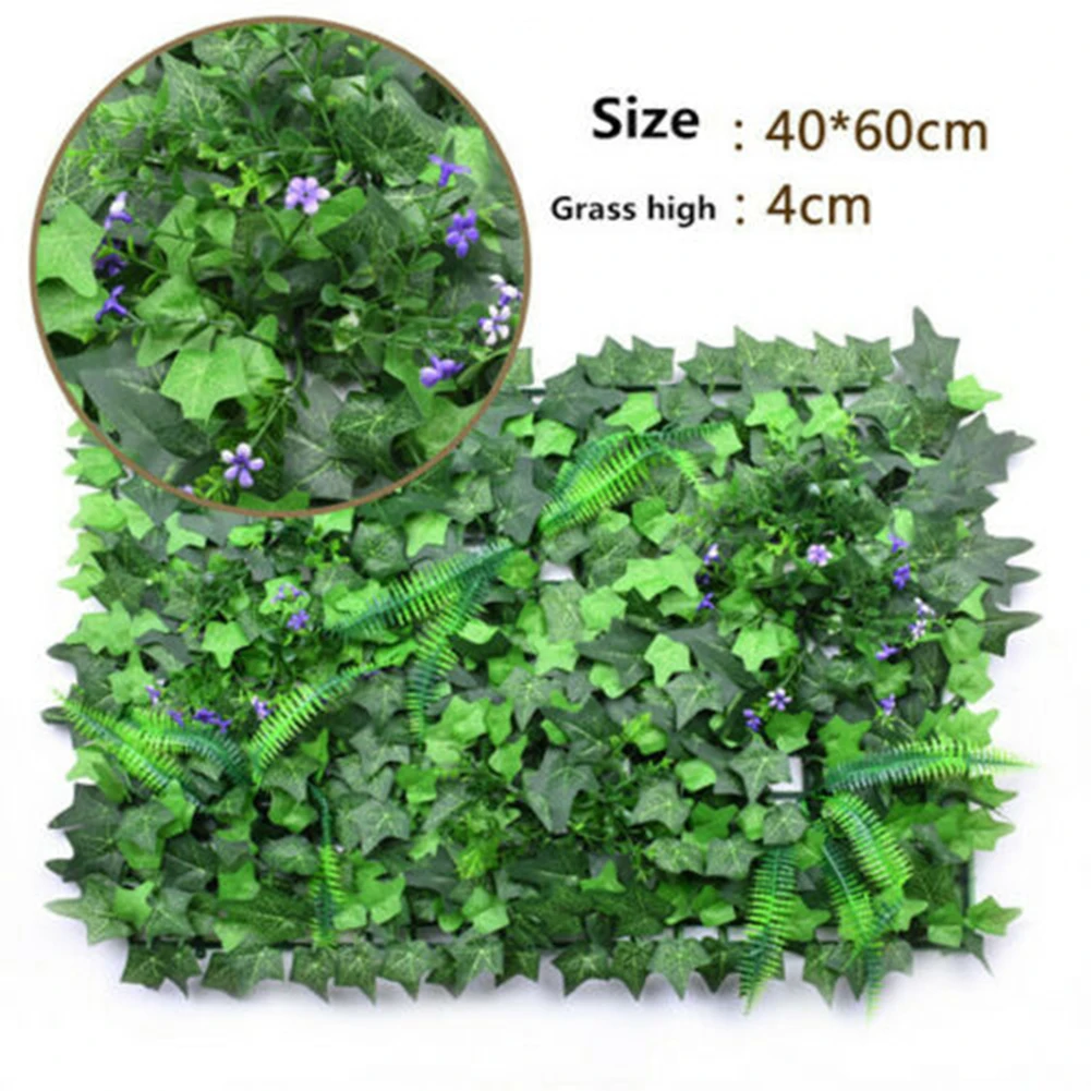 40*60cm Artificial Lawn Plant  - Flower Wall Panel avis et prix