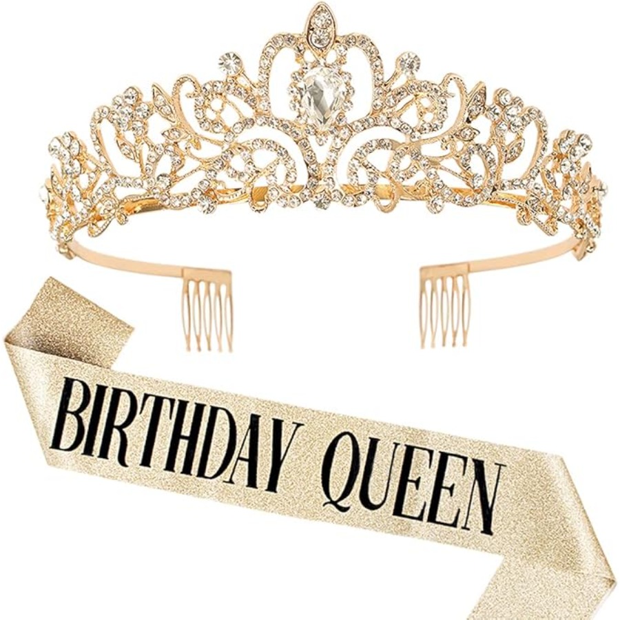 Birthday Queen Sash & Rhinesto - Birthday Sash Glitter avis et prix