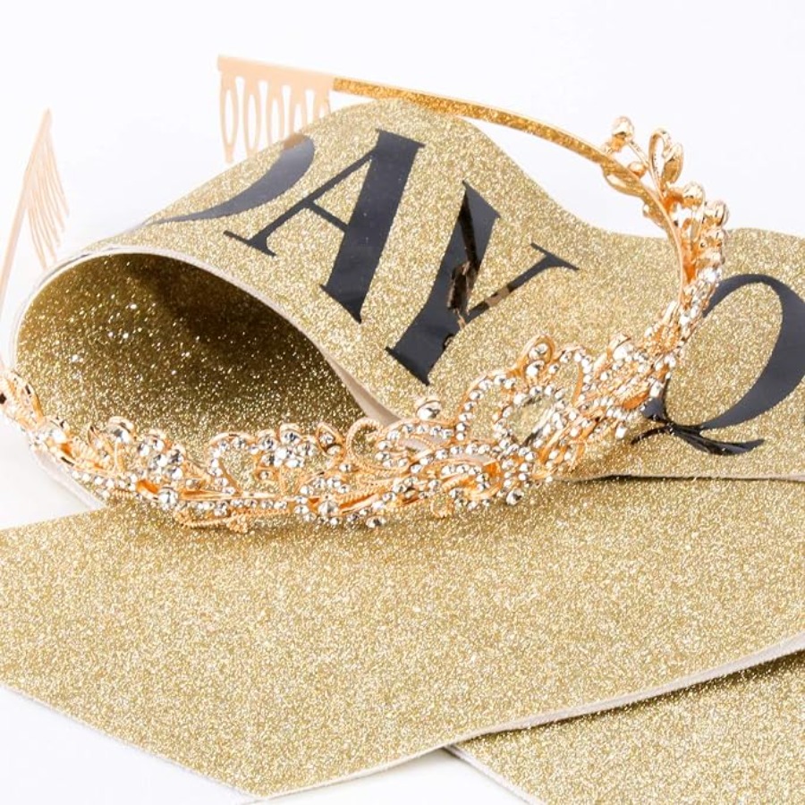 Birthday Queen Sash & Rhinesto - Birthday Sash Glitter avis et prix