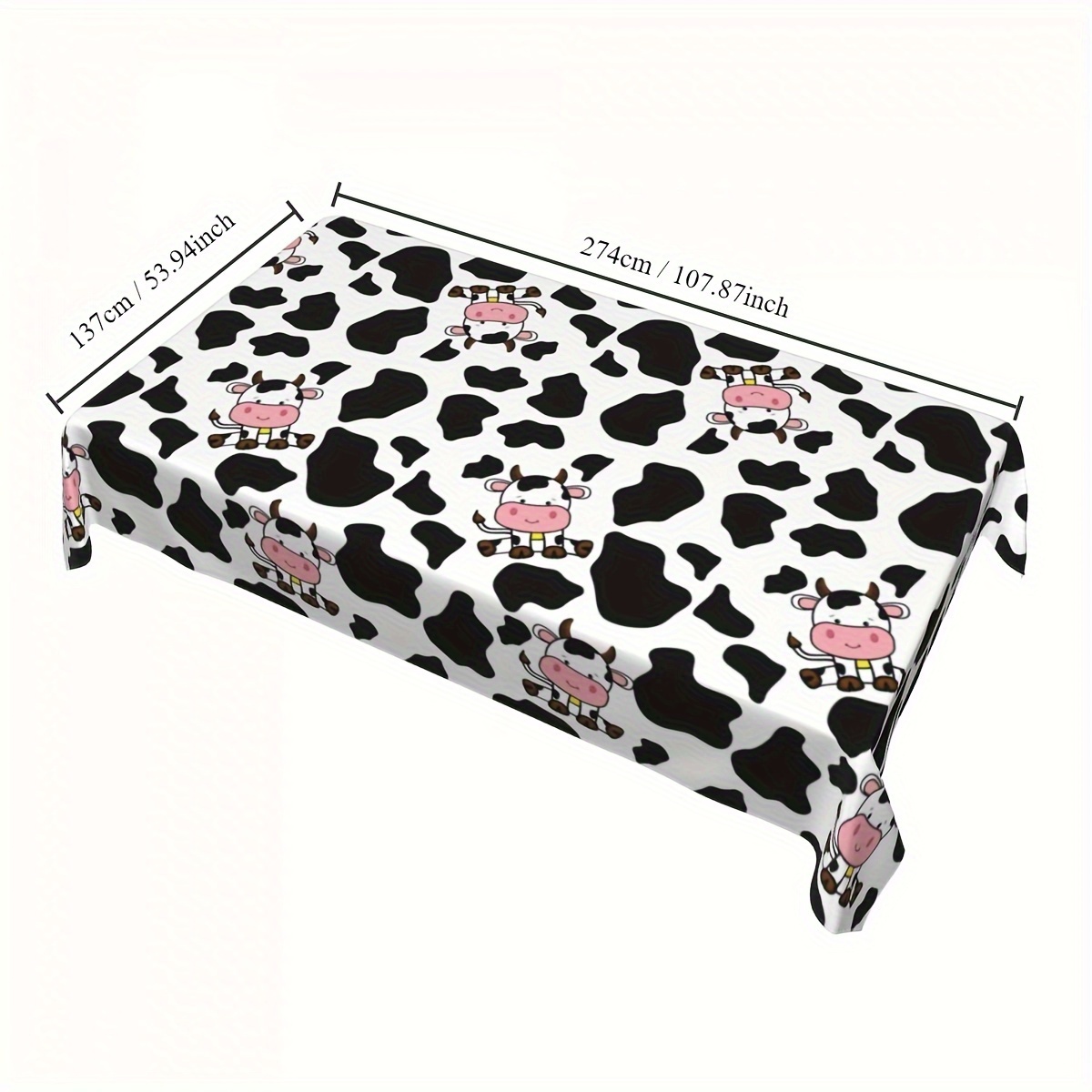 1pc Cow Farm Animal Theme Picn - Table Cloth Disposable avis et prix