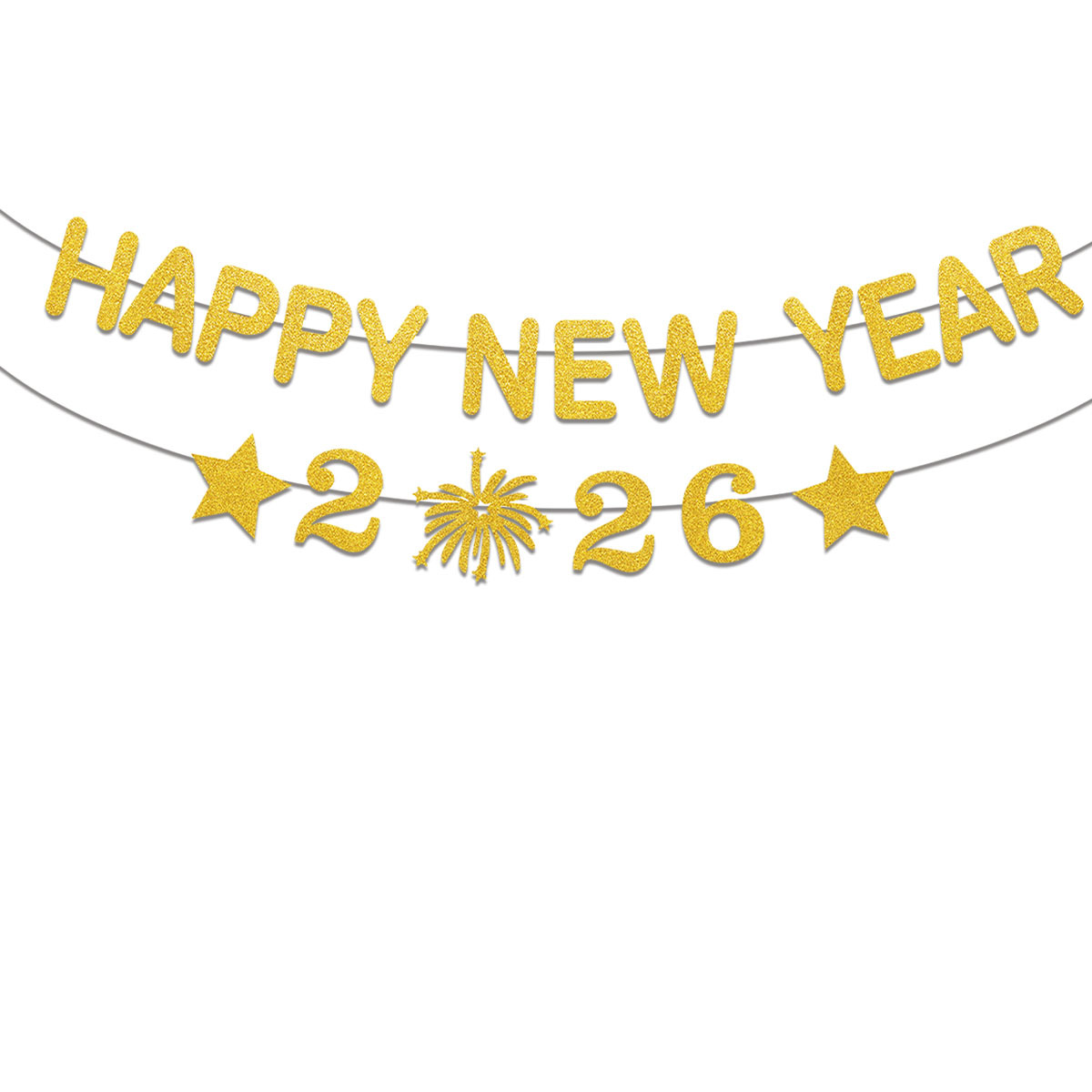 1Set 2026 Happy New Year Decor - Party Banner Gold avis et prix