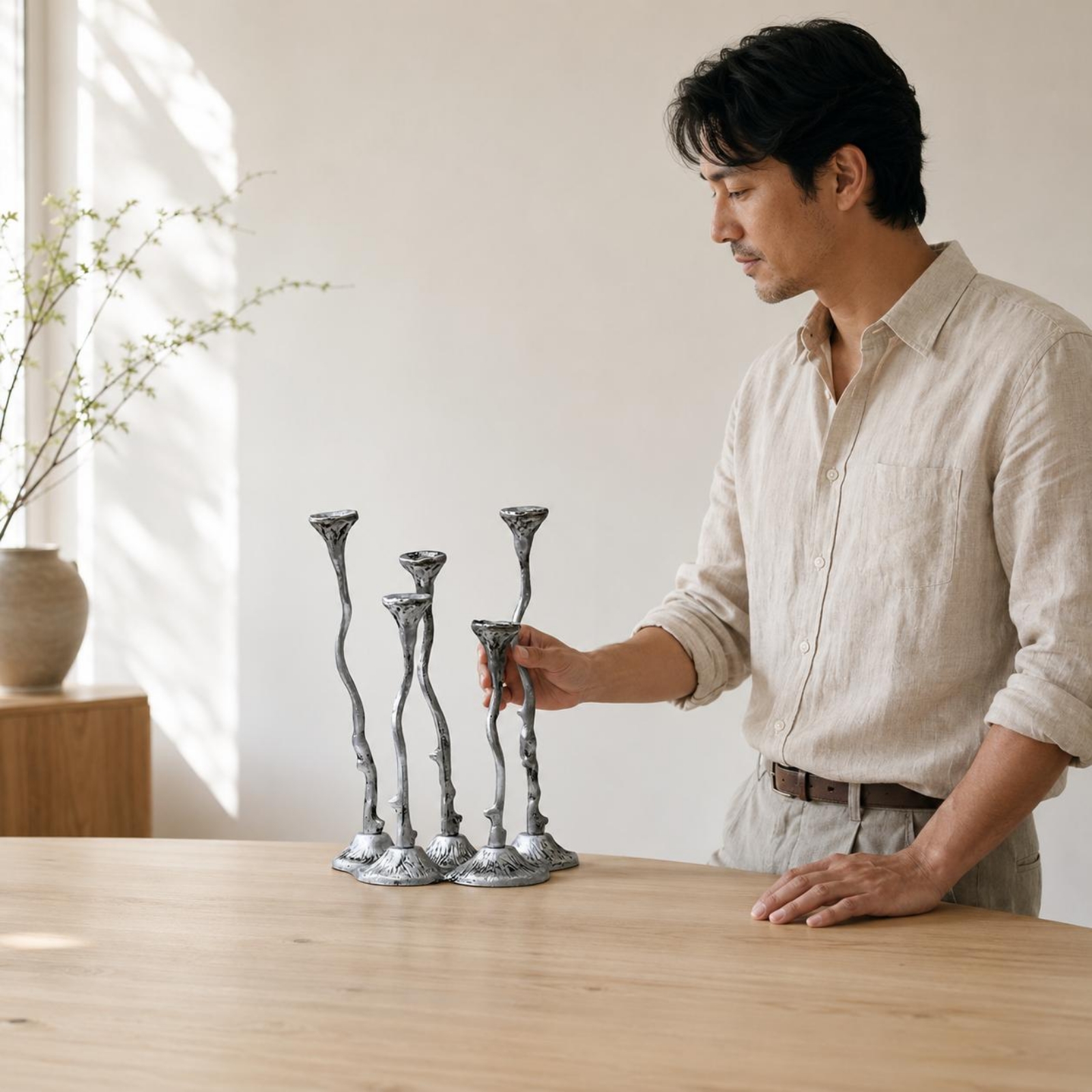 Cast Aluminum Candle Holder De - Centerpiece Stick avis et prix
